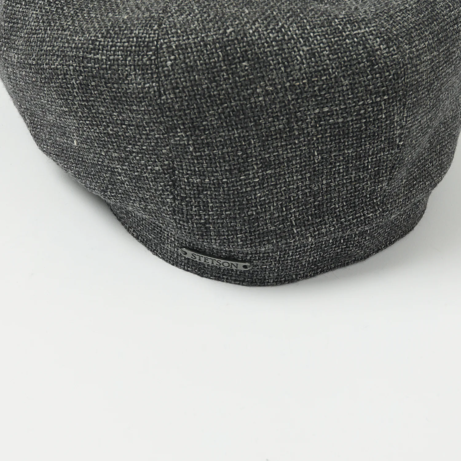Stetson Hatteras 'Ellington' Wool/Linen Flat Cap - Charcoal - Image 2