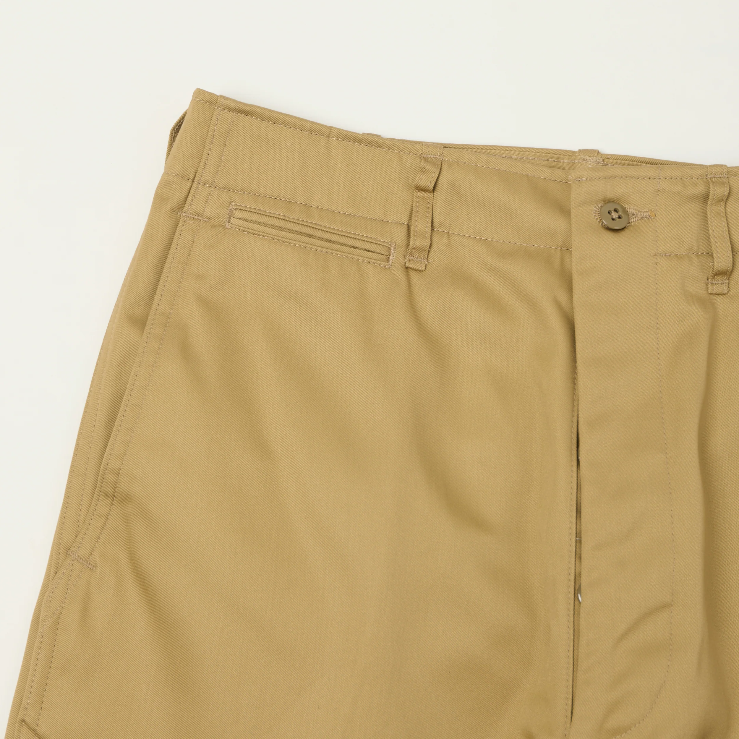 Anatomica High Density Cloth Chinos - Beige - Image 3
