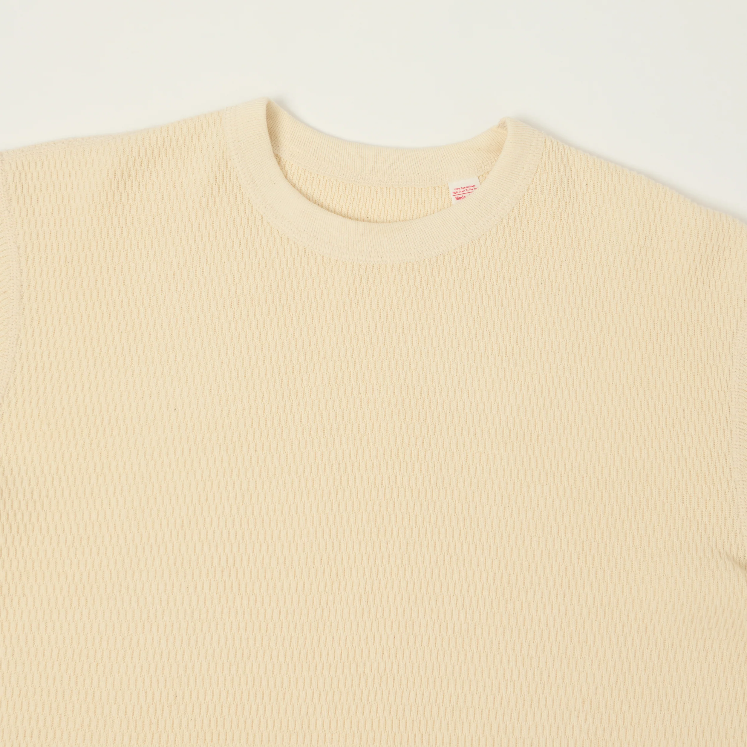 Anatomica Long Sleeve Thermal T-Shirt - Natural - Image 3