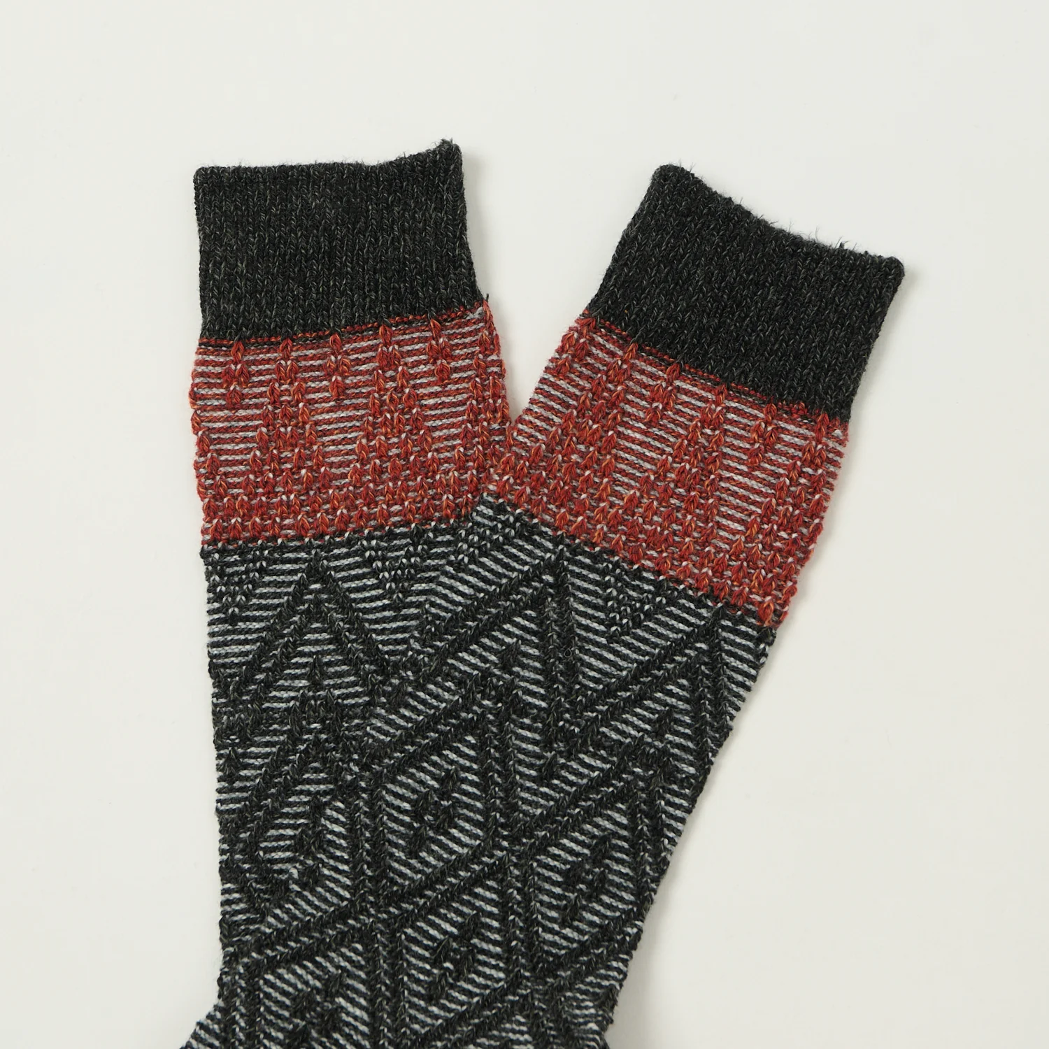 Anonymous Ism Mountain Snow Crew Sock - Black - Image 2