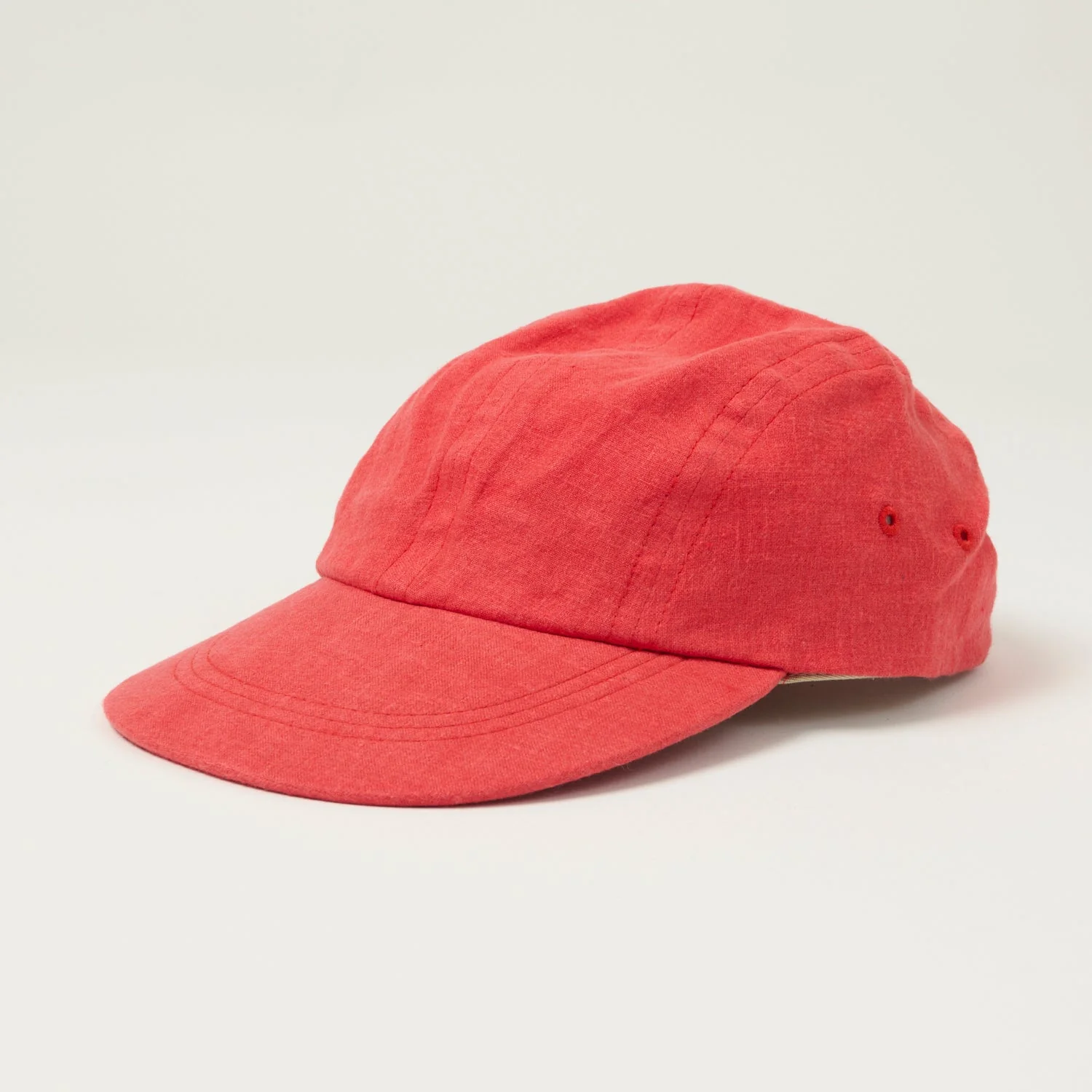 Anonymous Ism French Linen Kyoto Cap - Red