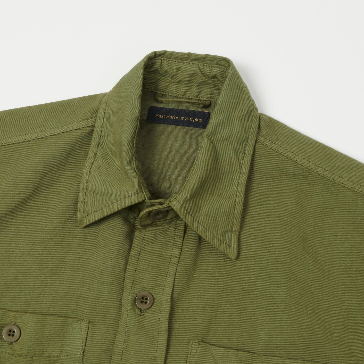 East Harbour Surplus 'Dickies 394' Overshirt - Green - Image 2