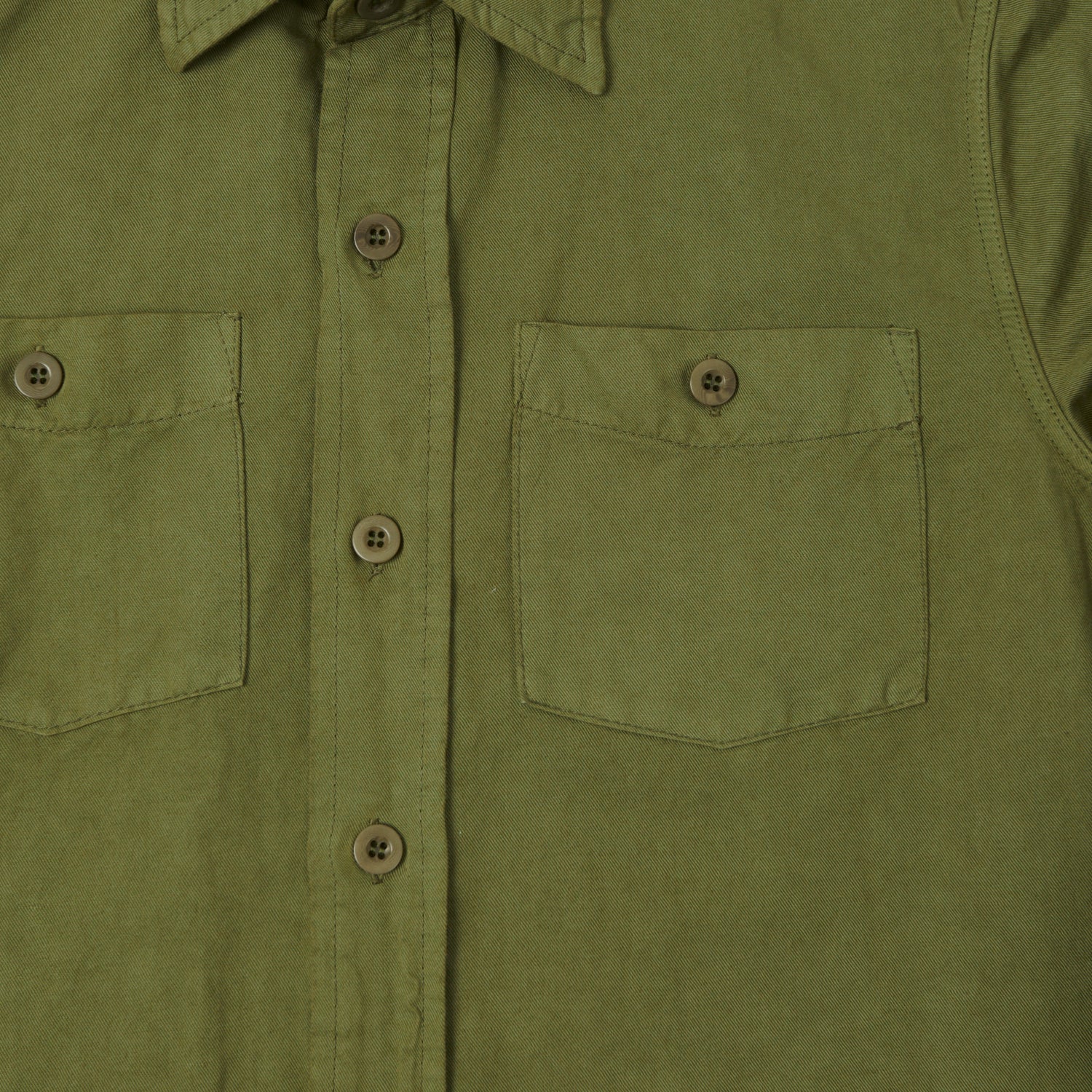 East Harbour Surplus 'Dickies 394' Overshirt - Green - Image 4