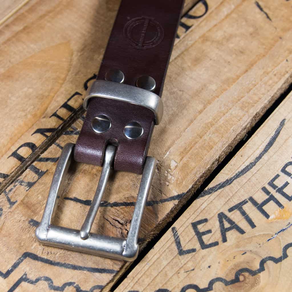 Barnes & Moore Garrison Belt - Deep Honey/Nickel - Image 3