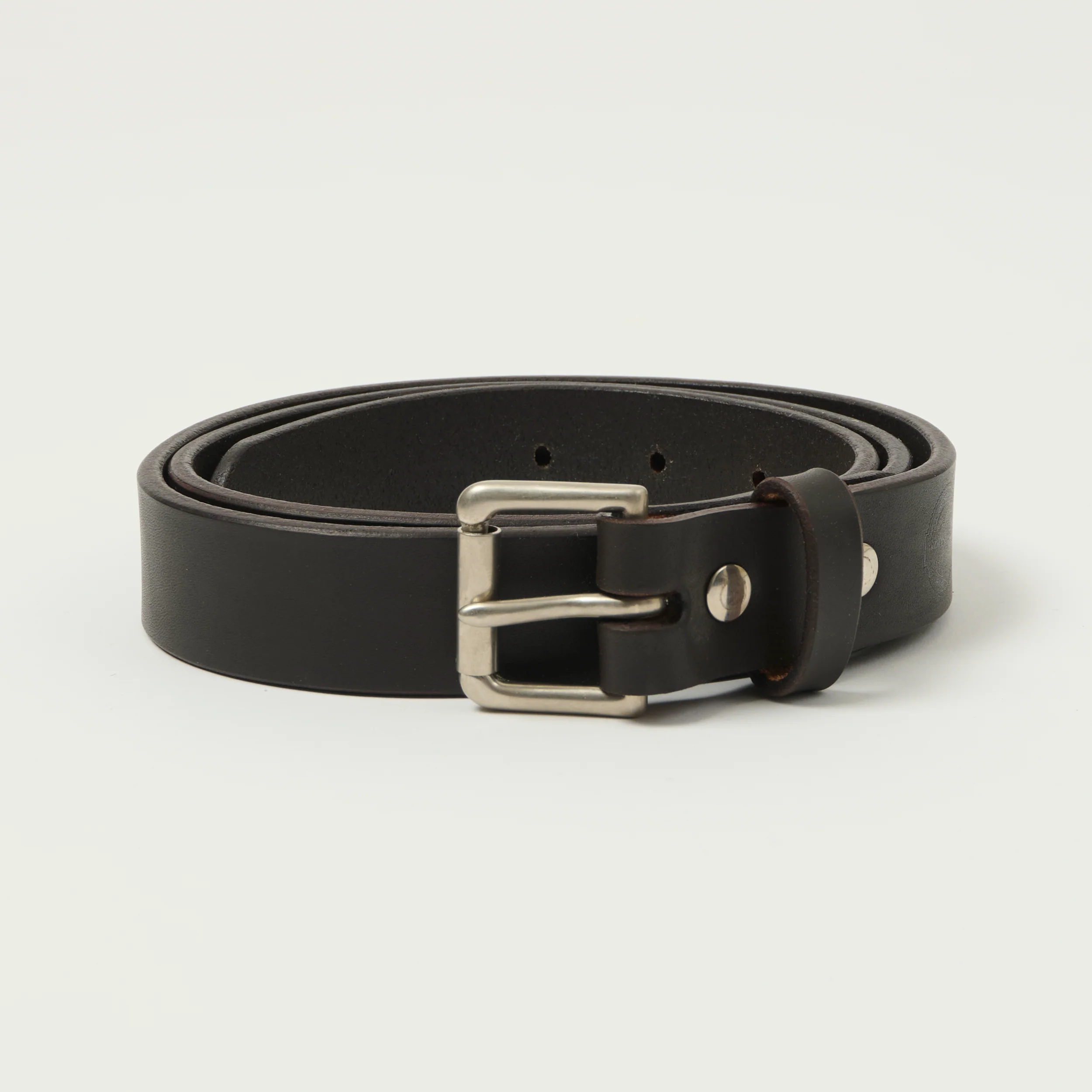 Barnes & Moore Slim Roller Belt - Deep Honey/Nickel