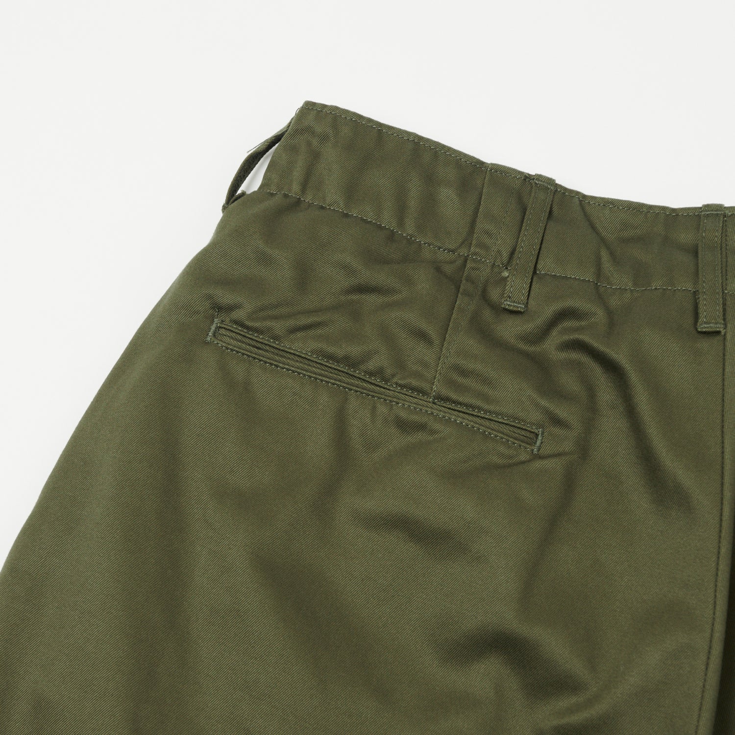 Buzz Rickson's 1945 Chino Short - Olive - Image 3
