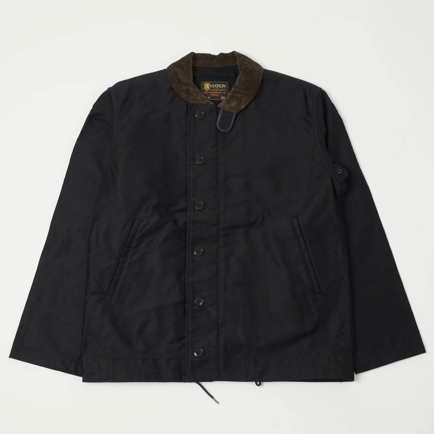Buzz Rickson's ‘Aviation Associates’ N-1 Civilian Model Deck Jacket - Navy