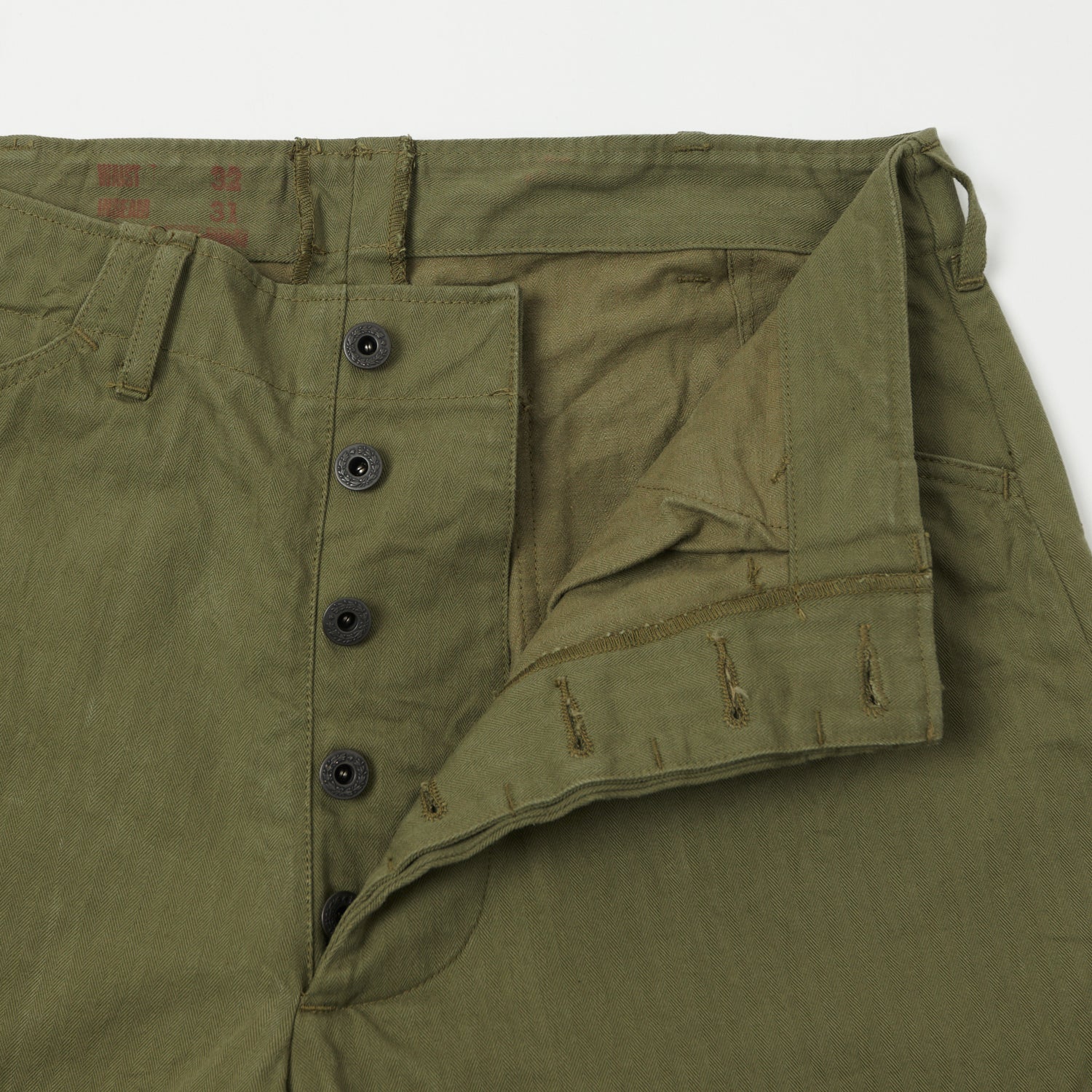 Buzz Rickson's U.S. Navy N-3 Trouser - Olive - Image 3