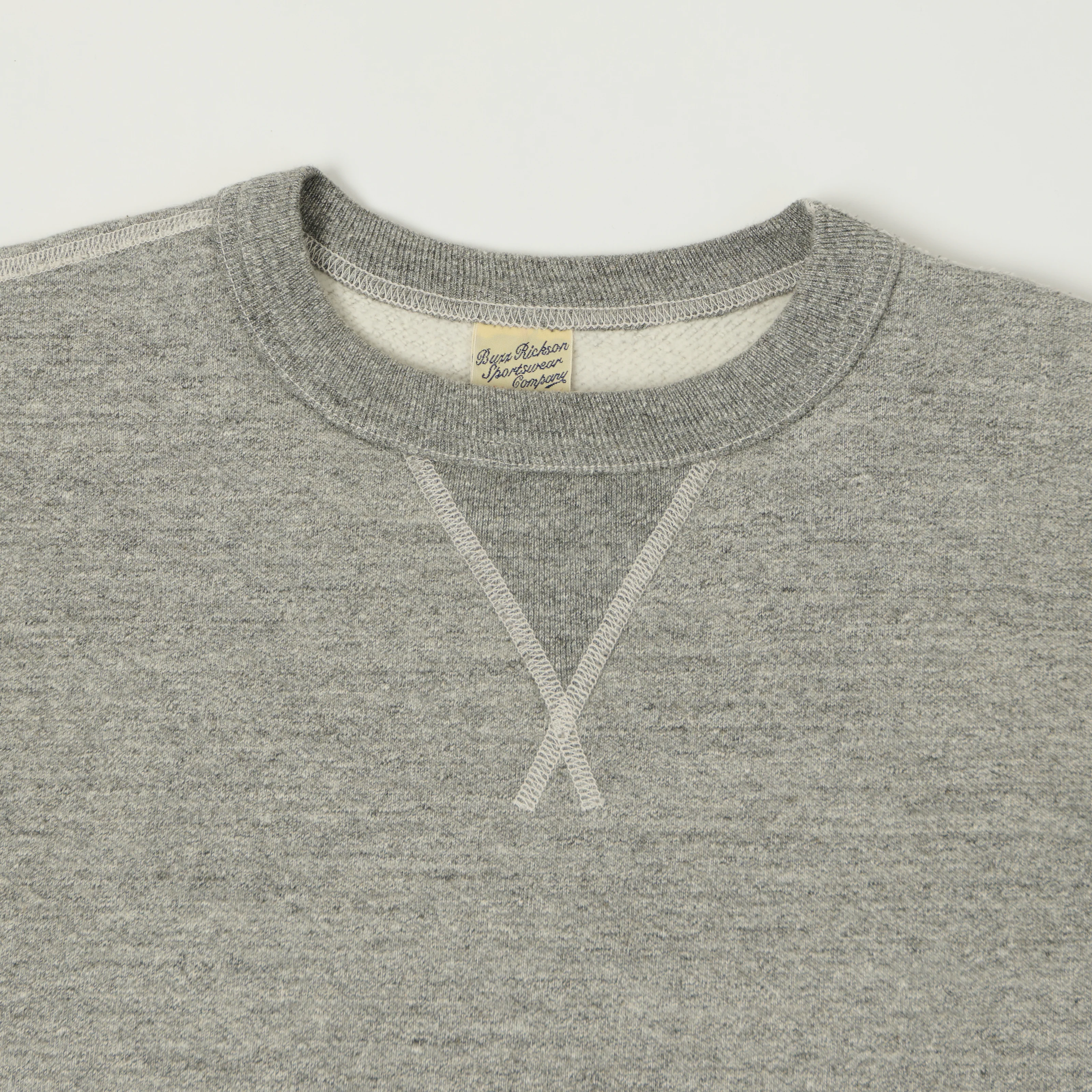 Buzz Rickson's Classic Sweatshirt - Heather Grey - Image 2