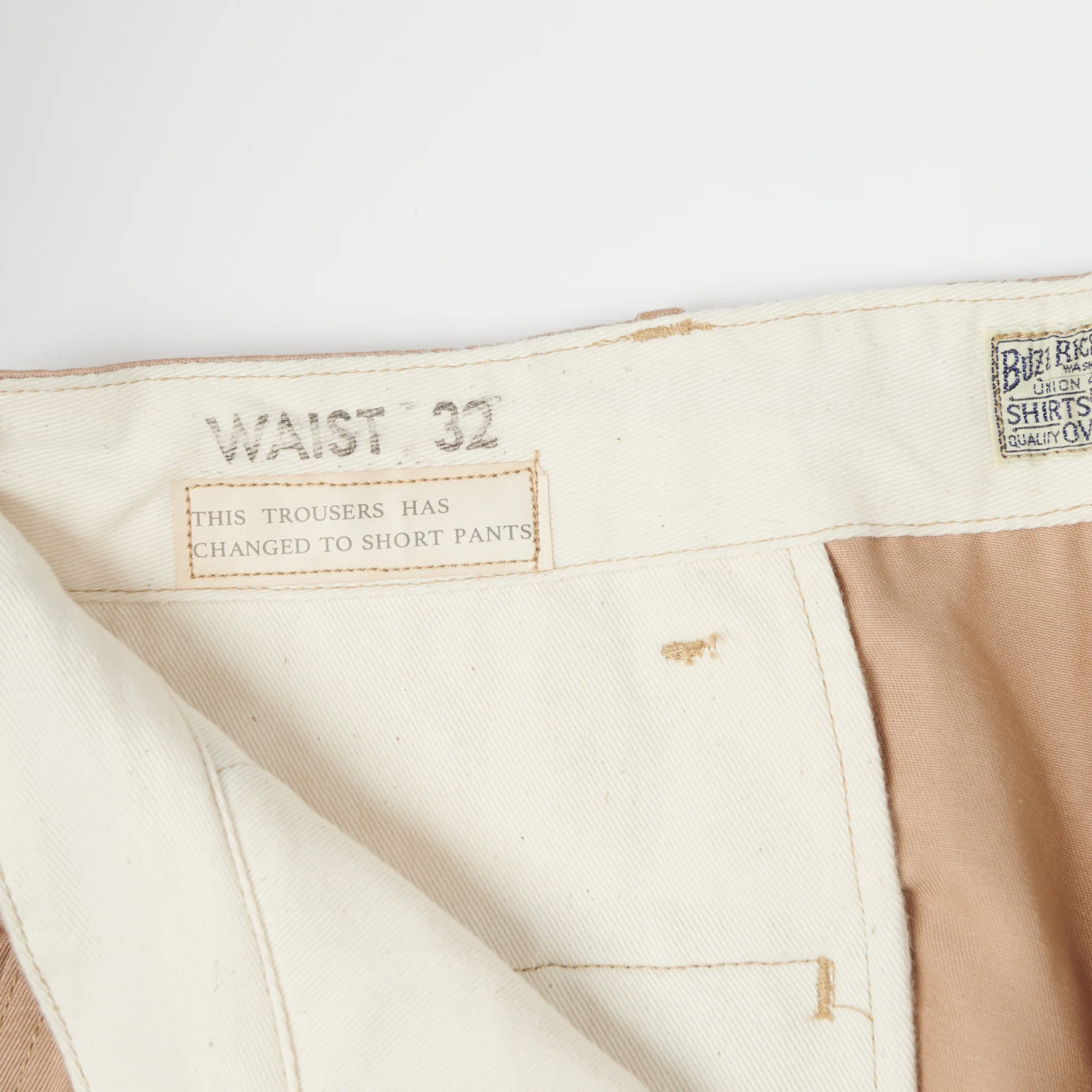 Buzz Rickson's Original-Spec. Chino Short - Beige - Image 7