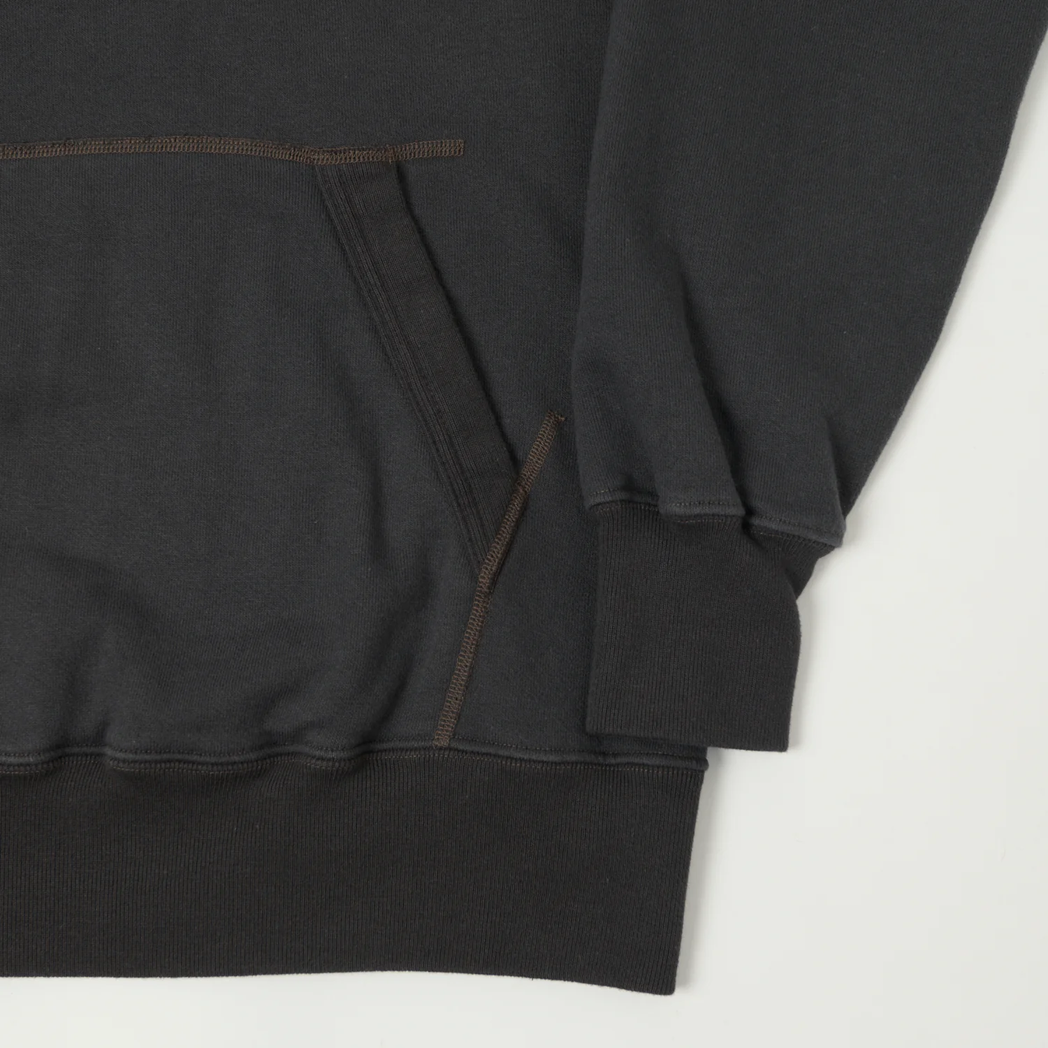 Buzz Rickson's Pullover Sweat Parka - Black - Image 3