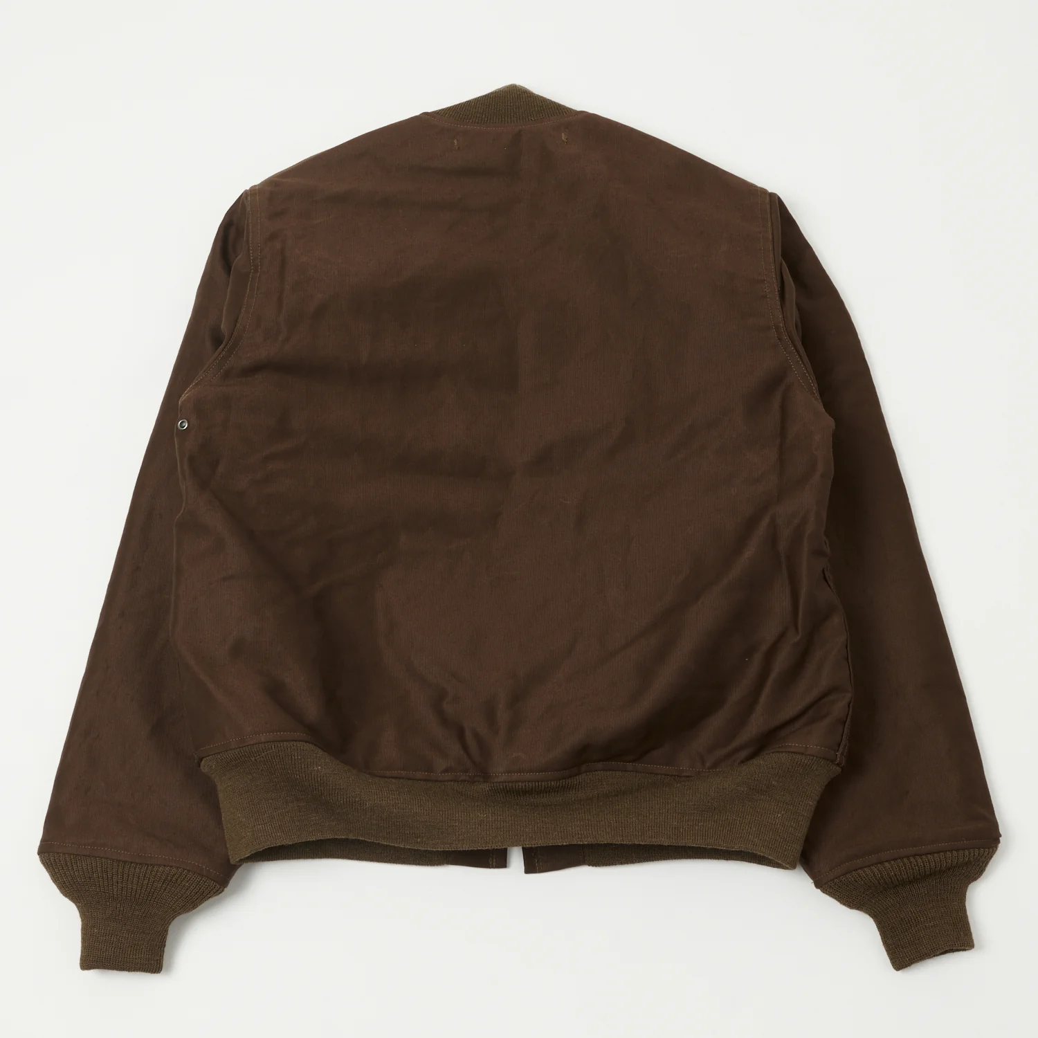 Buzz Rickson's U.S. Navy Zip Through Deck Jacket - Brown - Image 3