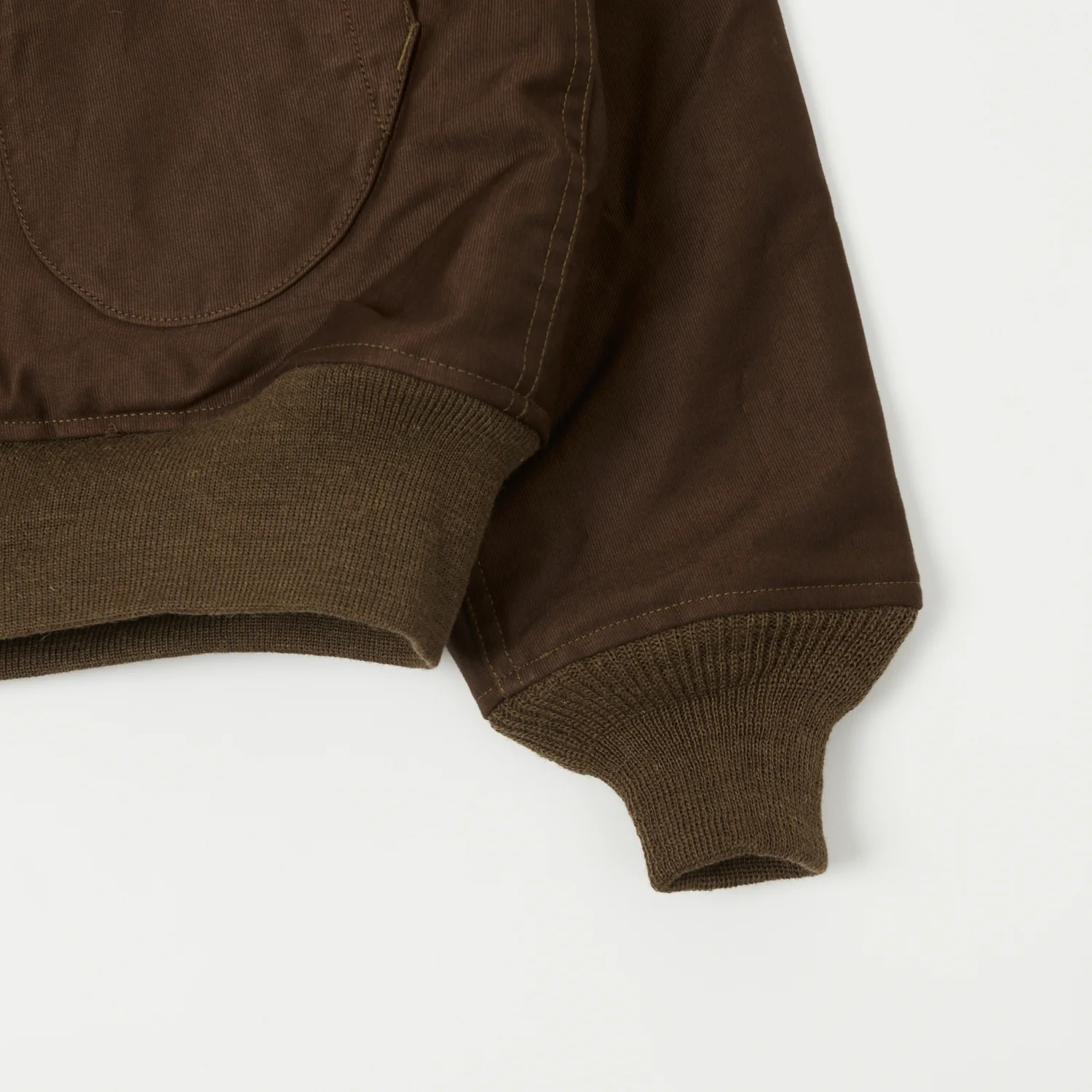 Buzz Rickson's U.S. Navy Zip Through Deck Jacket - Brown - Image 4