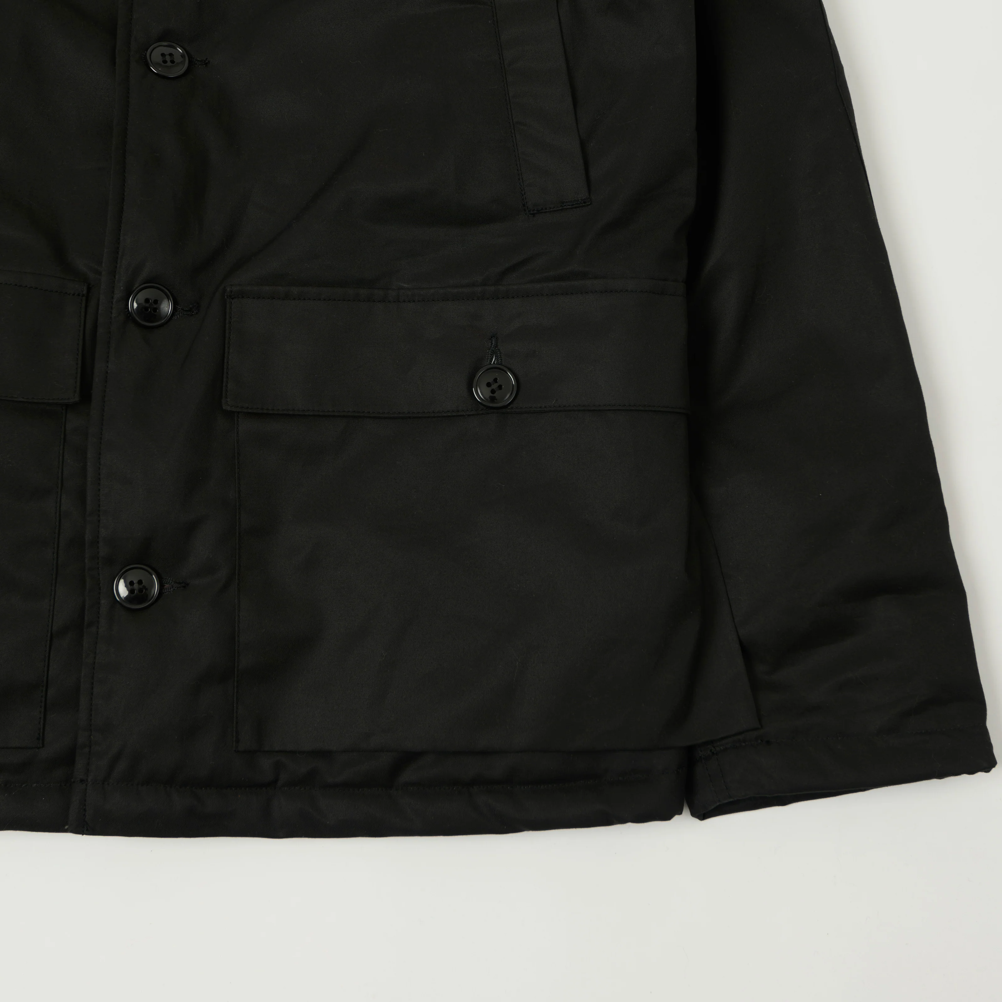 Buzz Rickson's William Gibson U.S. Navy AL-1 Flight Jacket - Black - Image 5
