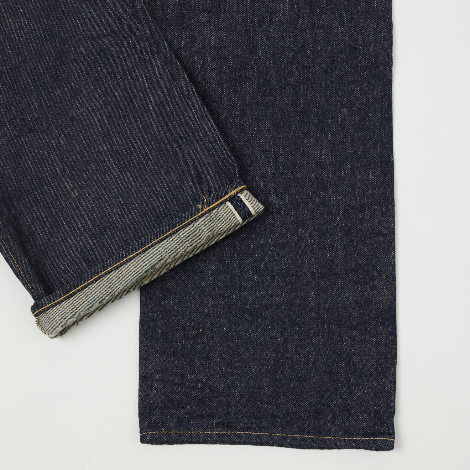 Buzz Rickson's WWII 'Waist Overall' 13.6oz Loose Straight Jean - Raw - Image 3