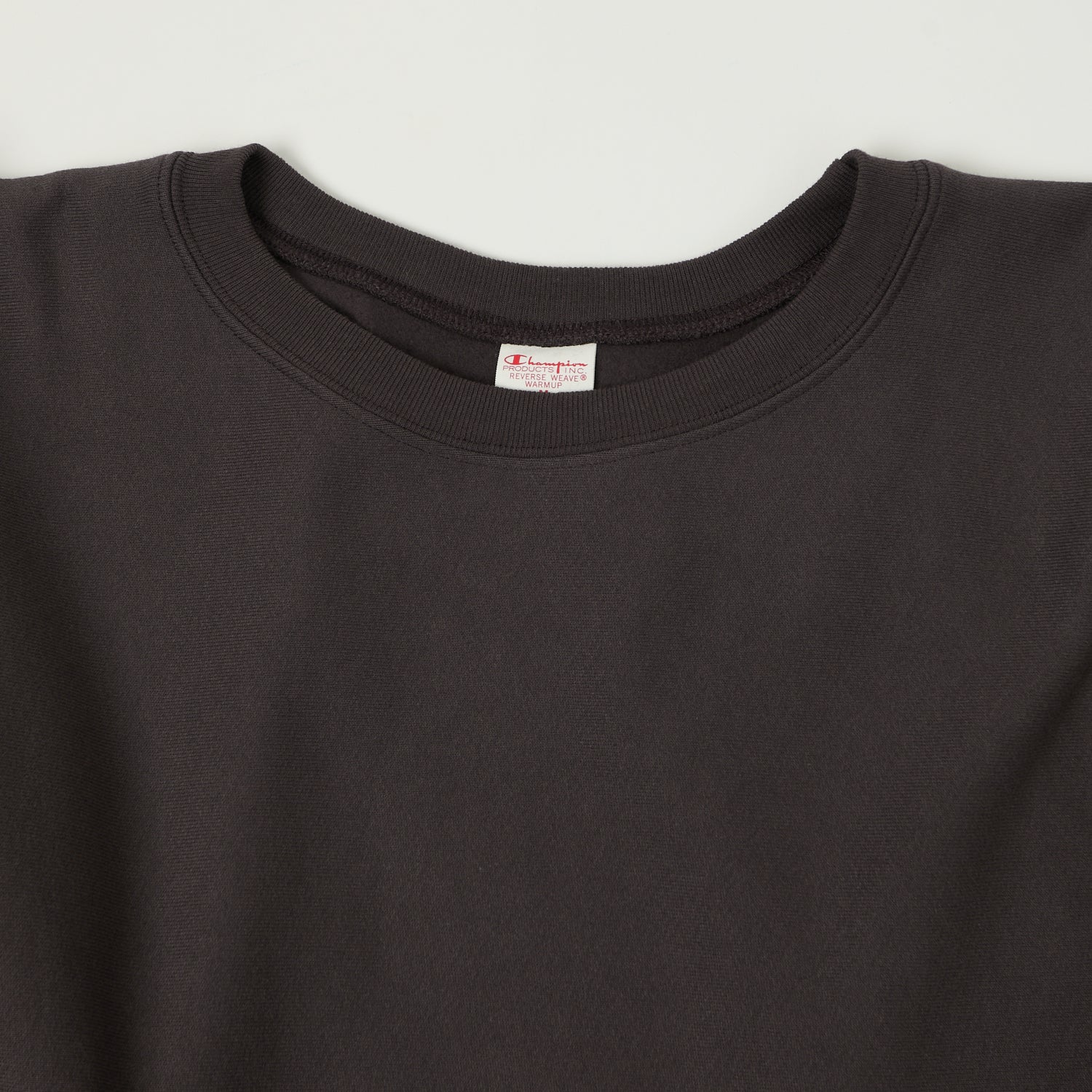 Champion Made in USA Reverse Weave Crewneck Sweatshirt - Brown - Image 2