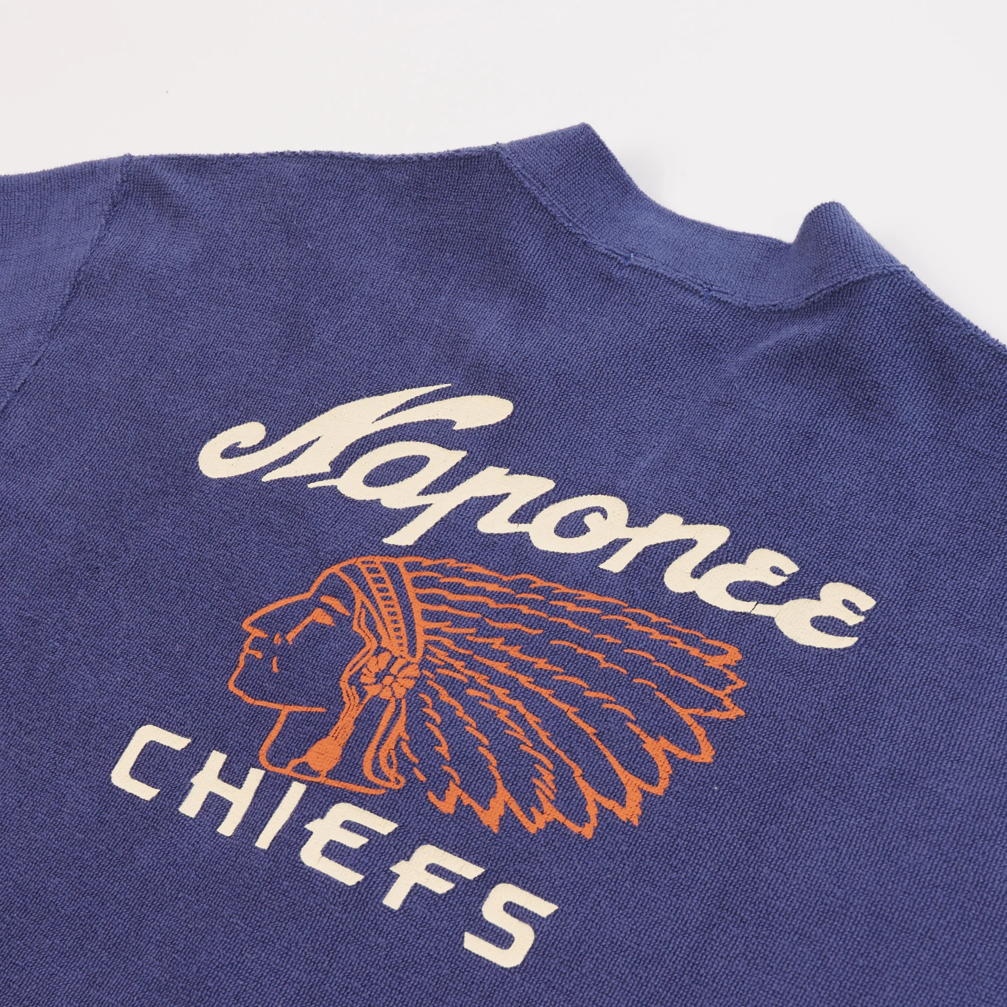 Warehouse & Co 488 'Chiefs' Cotton Pile Cardigan - Navy - Image 3