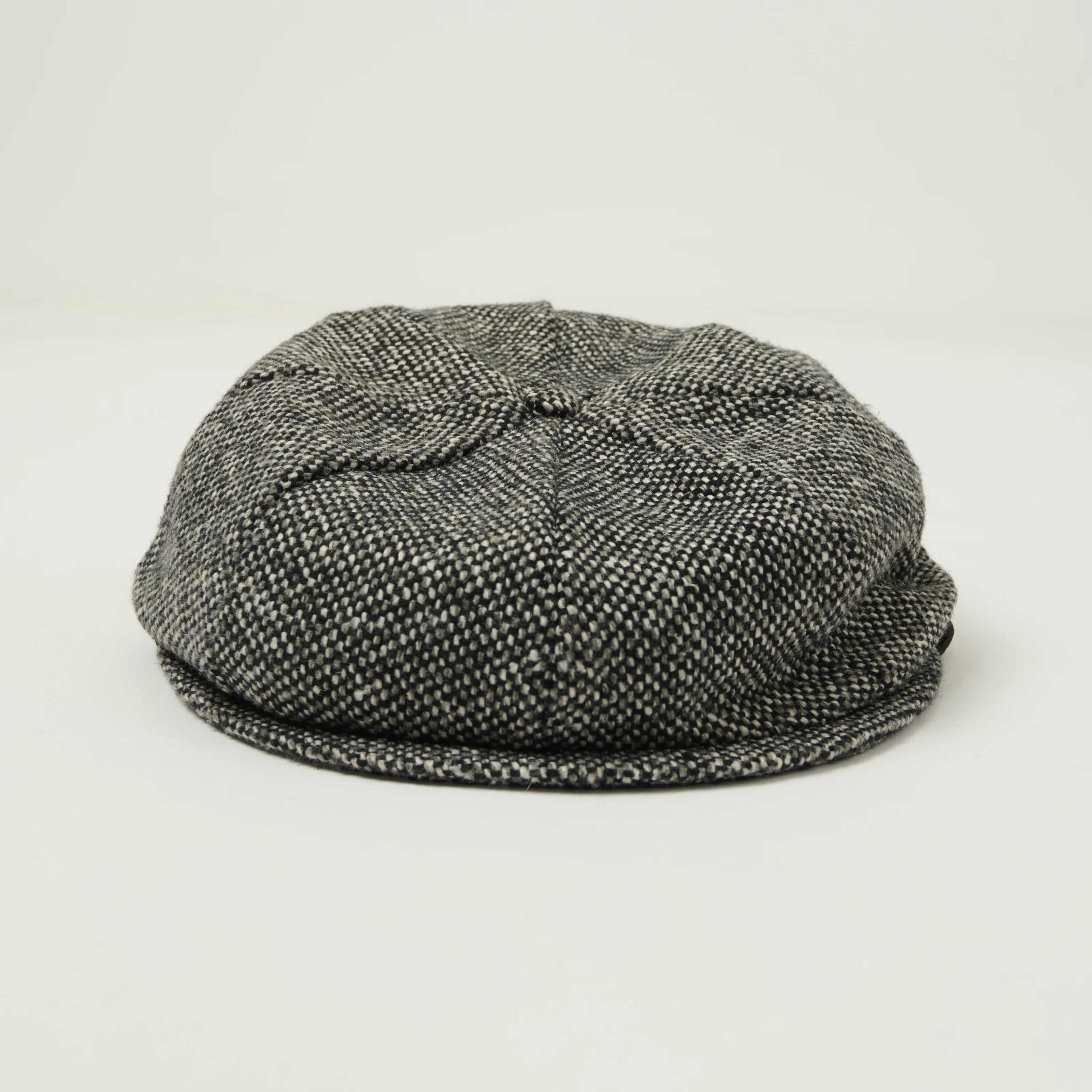 Crown Cap 1-235P Wool News Boy Cap - Salt & Pepper - Image 2