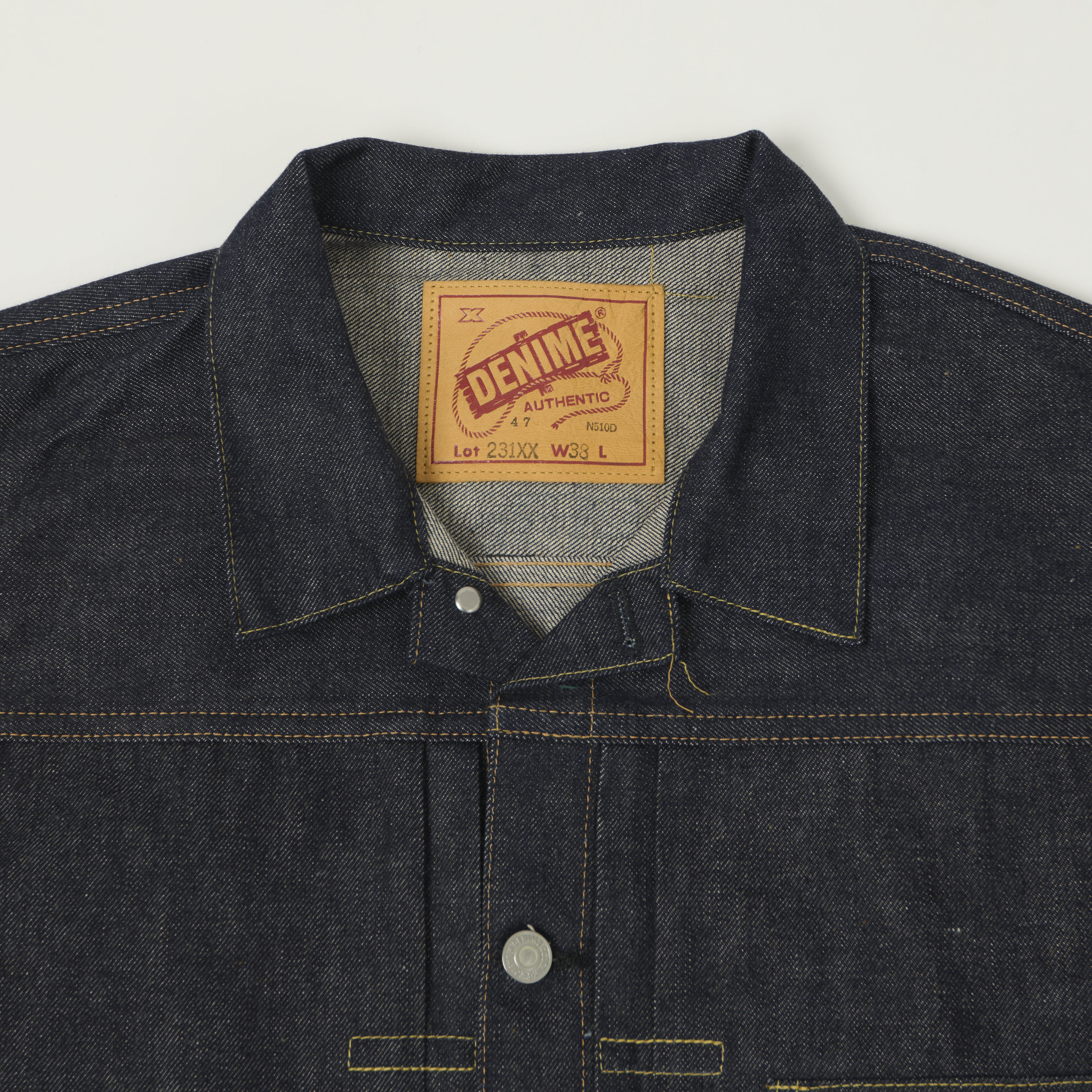 Denime Lot. 231XX 1947 Model Type I Denim Jacket - Raw - Image 2