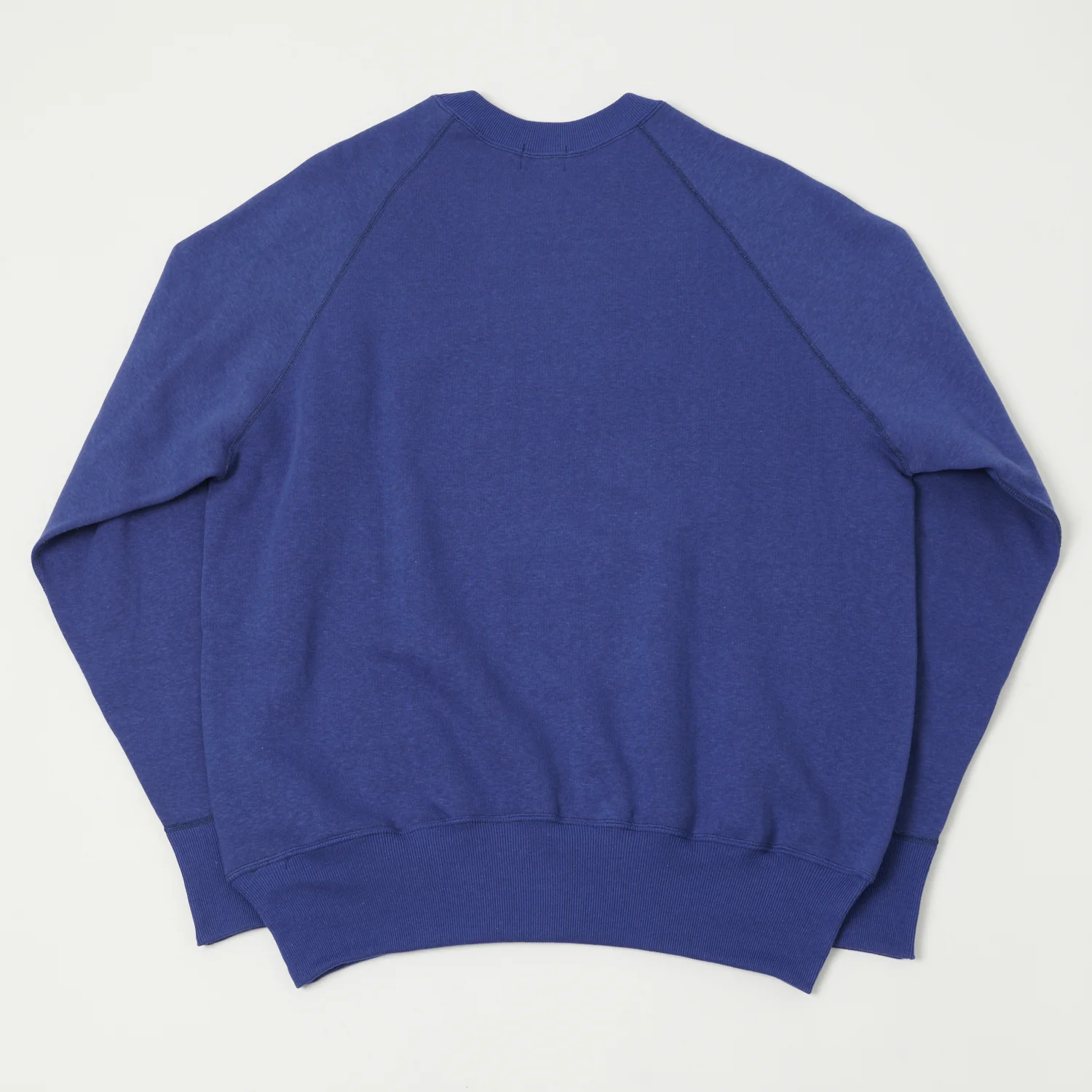 Denime Lot. 261 4-Needle Raglan Sweatshirt - Blue - Image 3