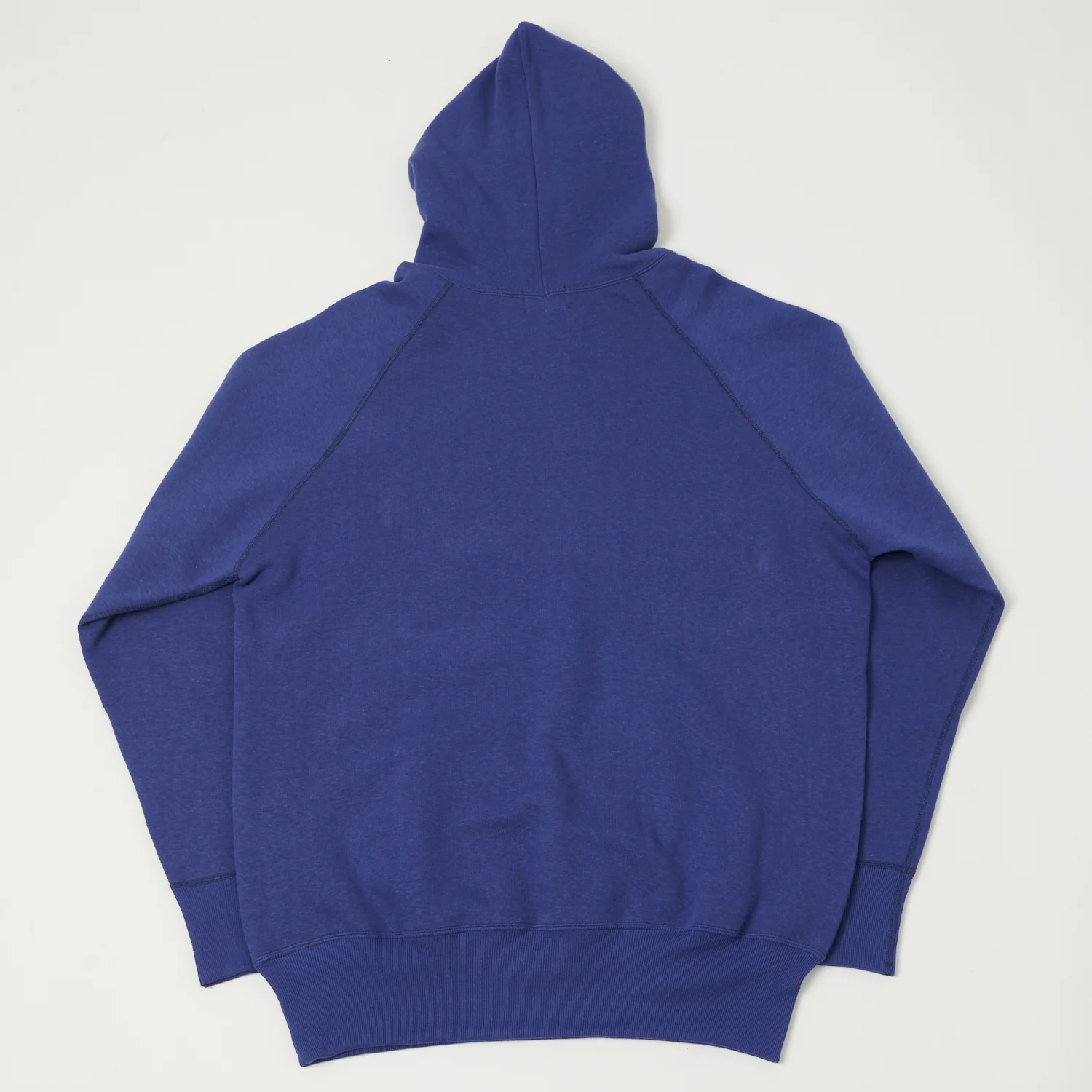 Denime Lot. 262 4-Needle Hooded Sweatshirt - Blue - Image 4