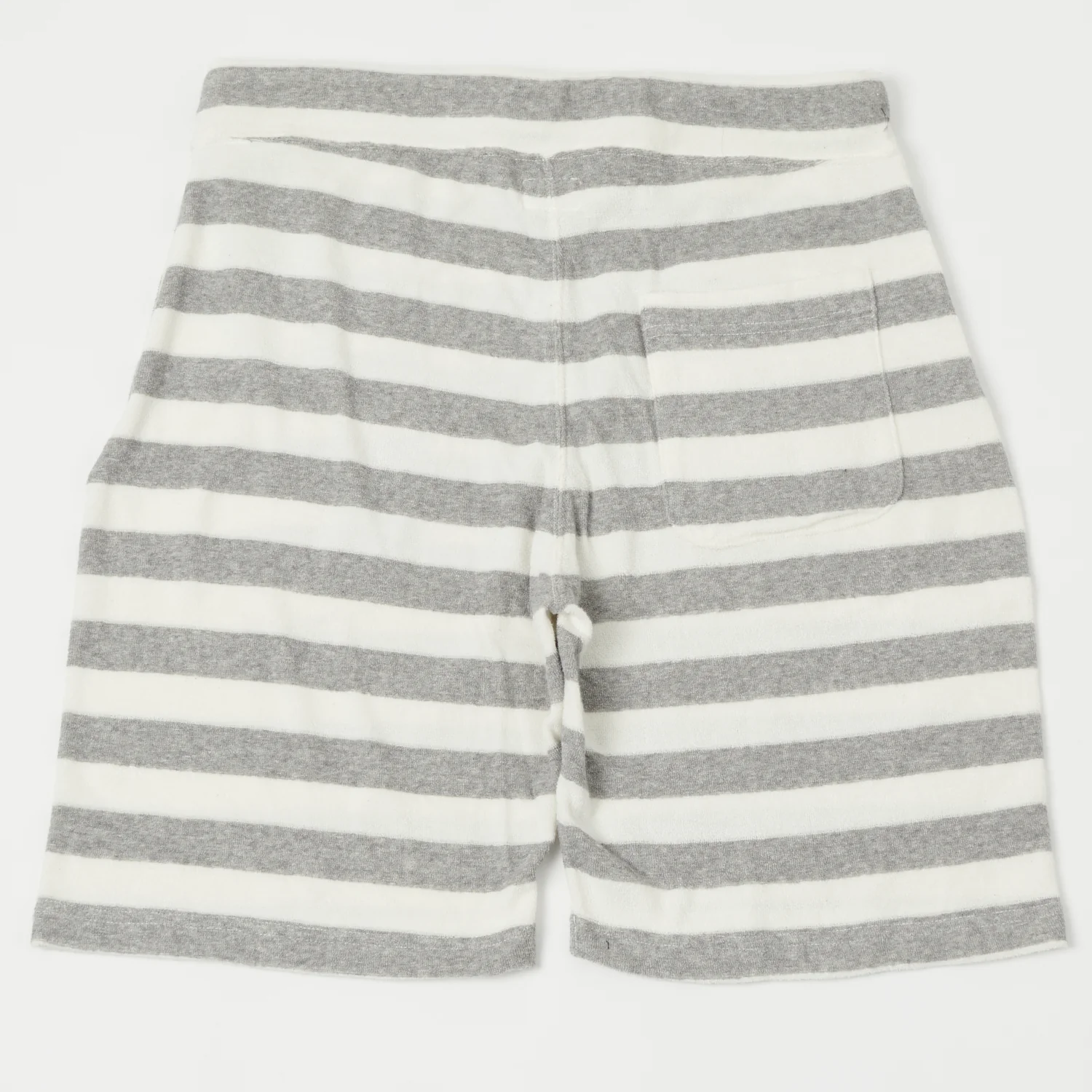 Dubbleworks Pile Border Shorts - Grey Stripe - Image 5