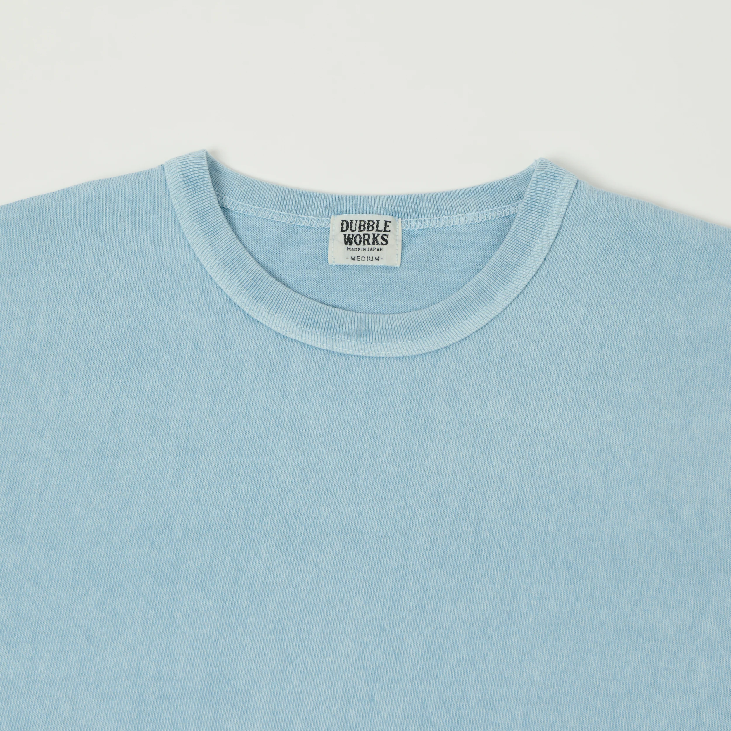 Dubbleworks Heavy Fabric Pigment Dye Tee - Sax Blue - Image 2