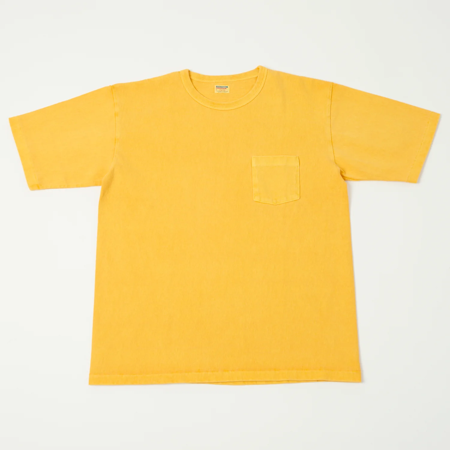 Dubbleworks Heavy Fabric Pigment Dye Pocket Tee - Gold