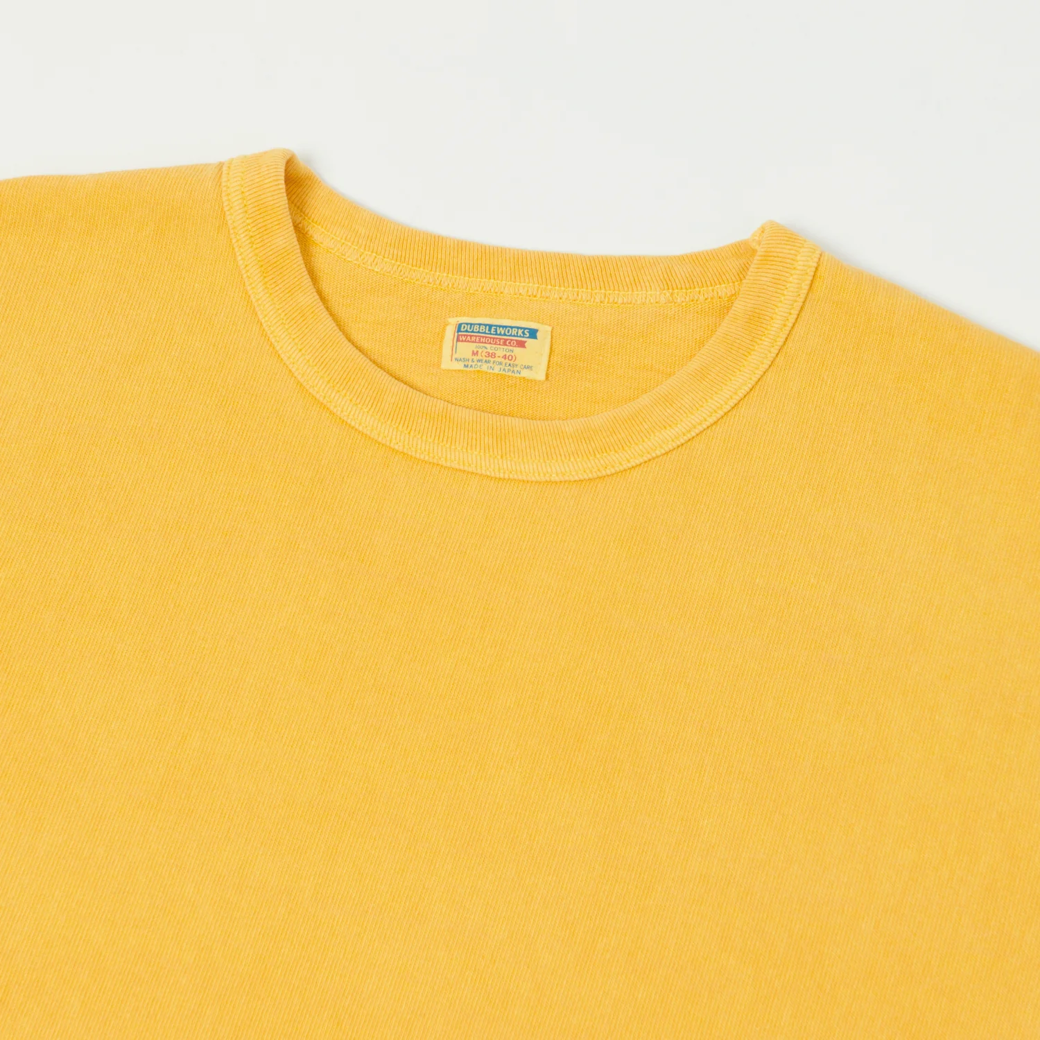 Dubbleworks Heavy Fabric Pigment Dye Tee - Gold - Image 2