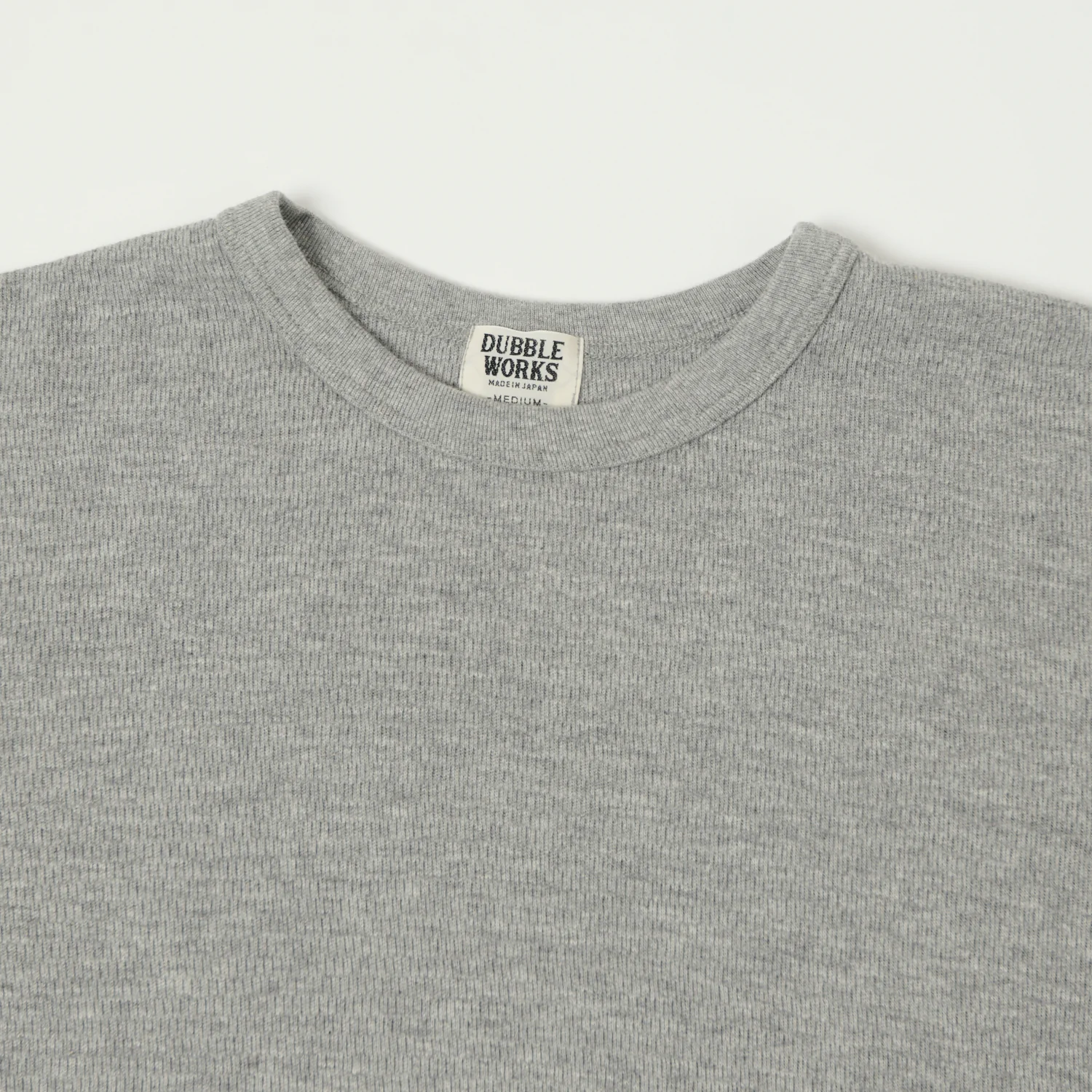 Dubbleworks Long Sleeve Thermal Tee - Heather Grey - Image 2