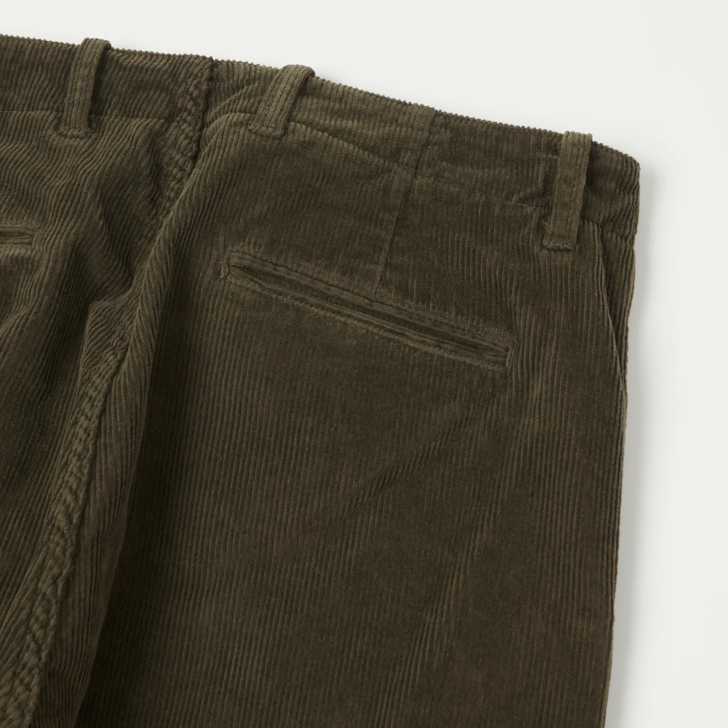 East Harbour Surplus 'Axel 101' Corduroy Trouser - Green - Image 2