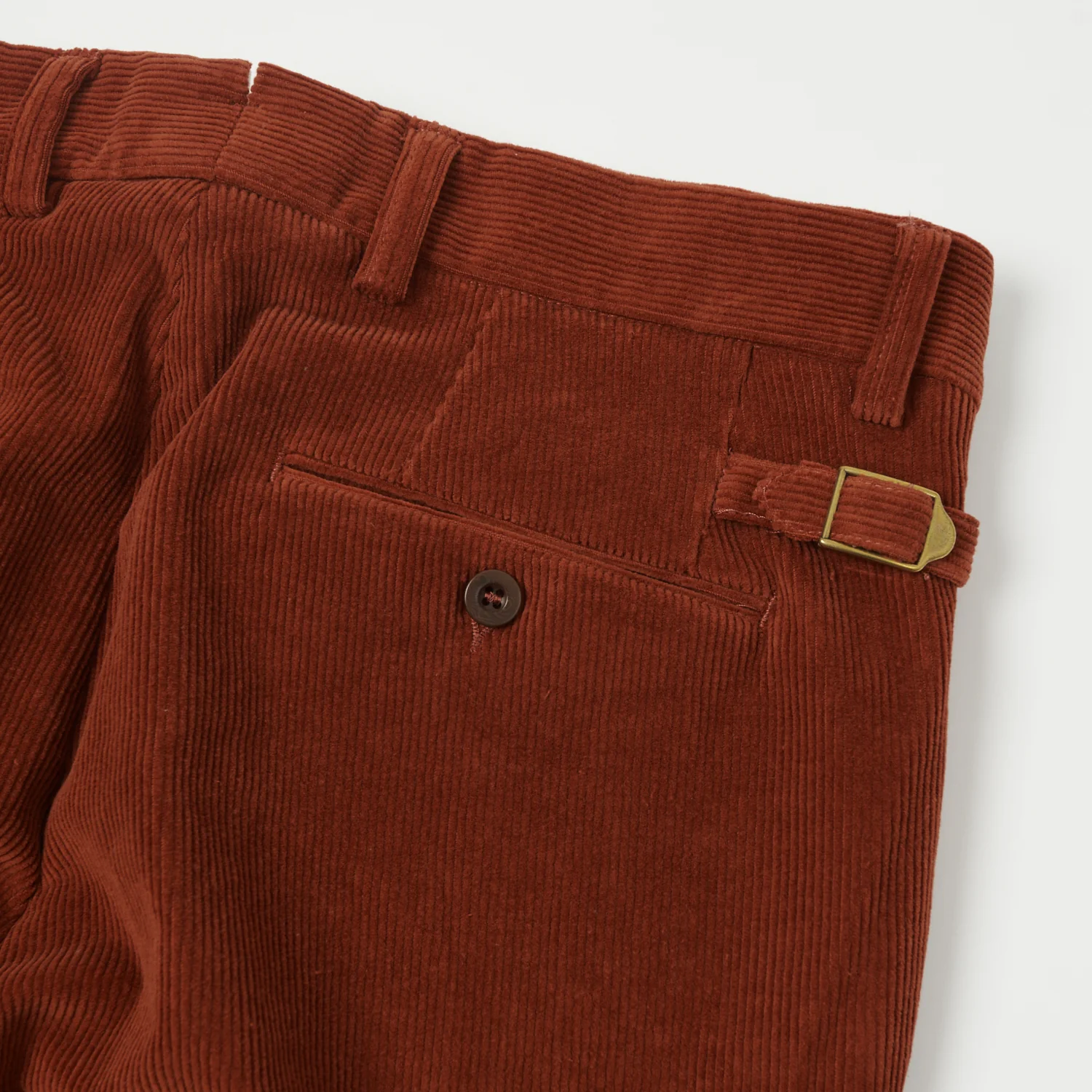 East Harbour Surplus 'Barry' Corduroy Trouser - Rust - Image 2