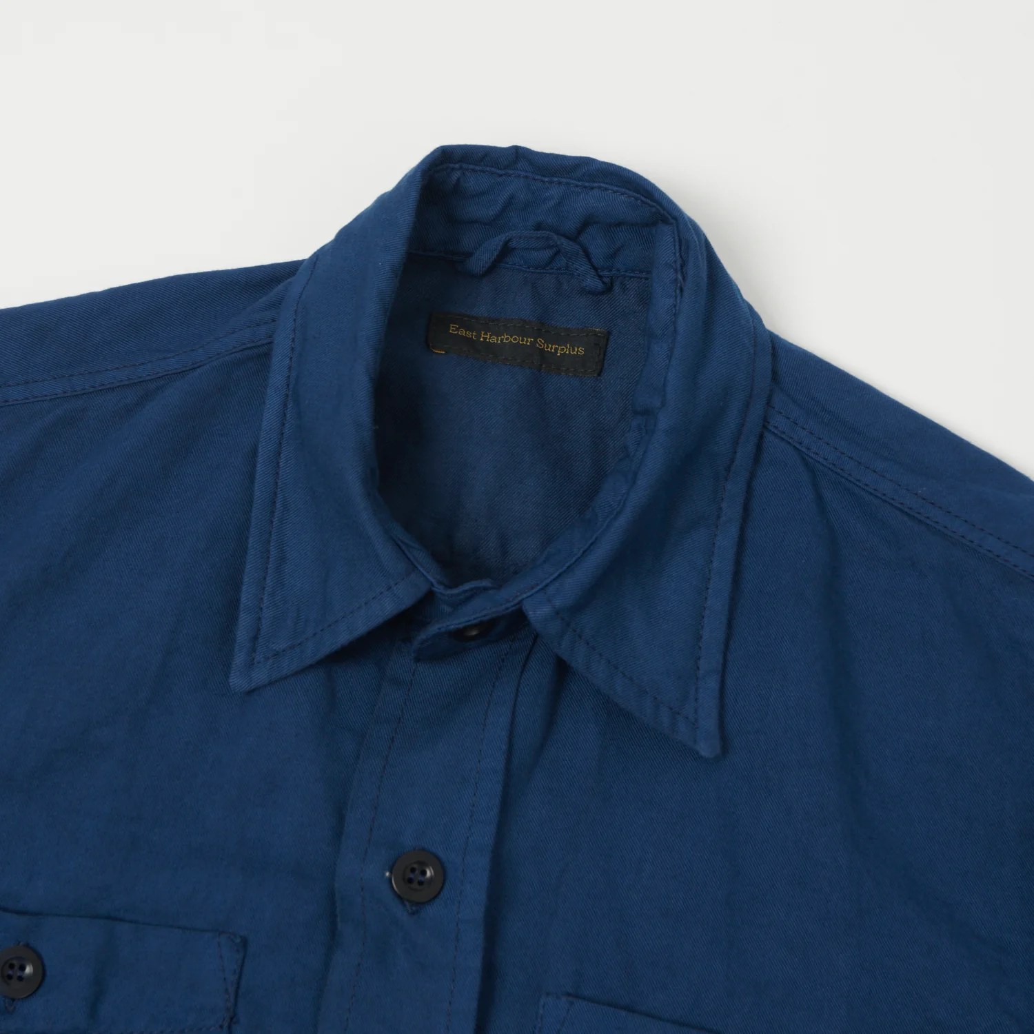 East Harbour Surplus 'Dickies 394' Overshirt - Blue - Image 2
