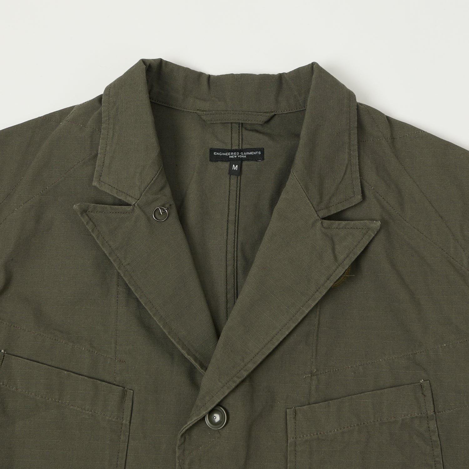 Engineered Garments Heavyweight Ripstop Bedford Jacket - Olive - Image 2