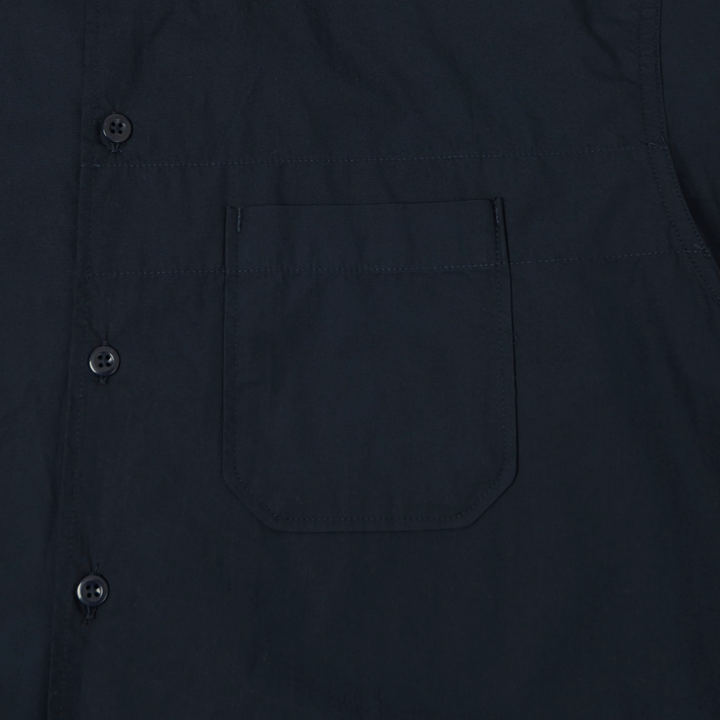 Engineered Garments Poplin Camp Shirt - Dark Navy - Image 6