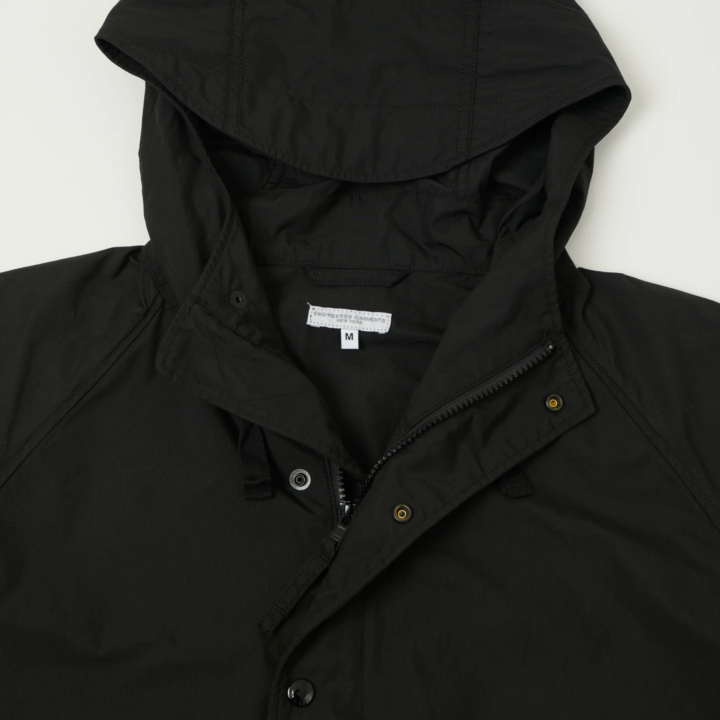 Engineered Garments Lightweight Poplin Utility Parka - Black - Image 3