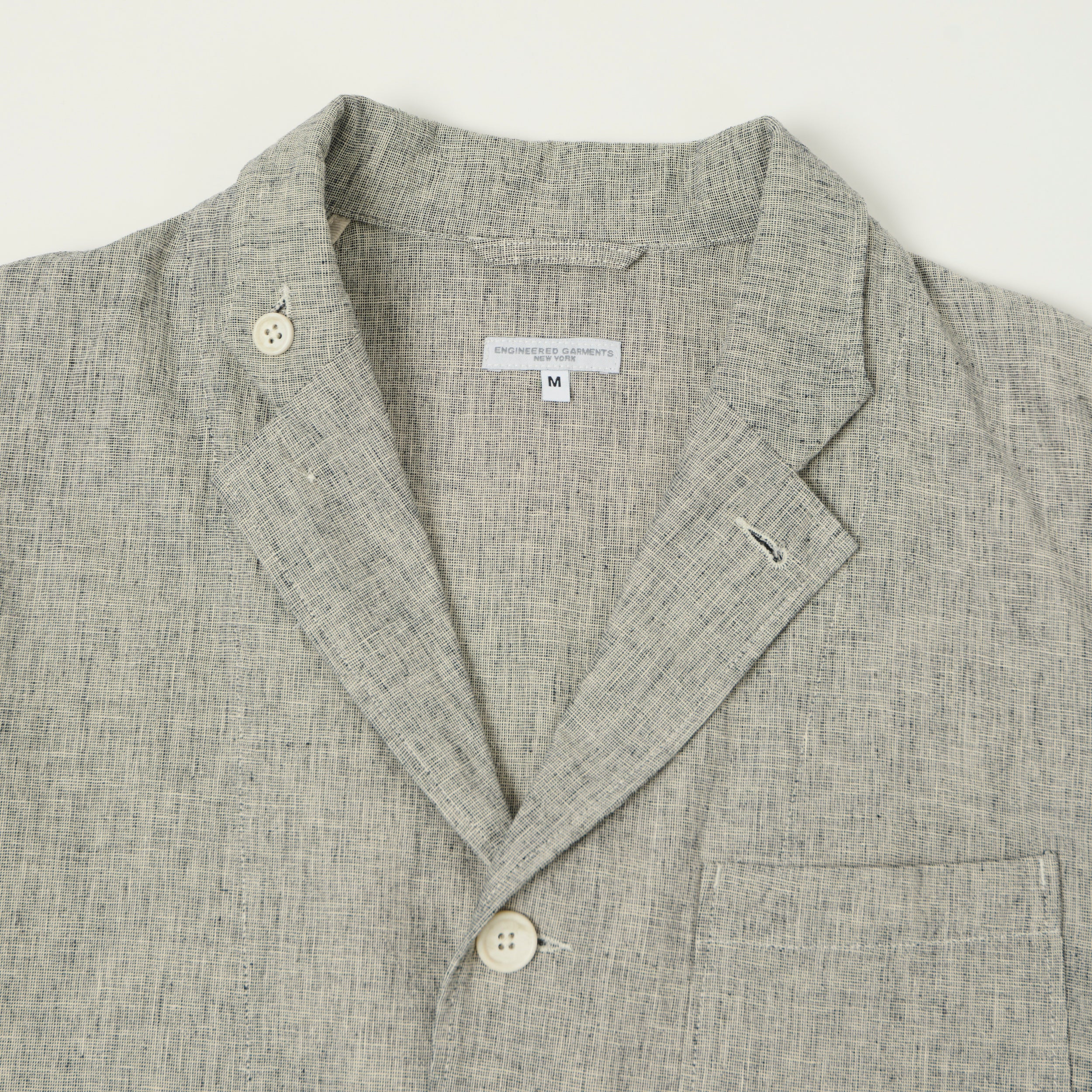 Engineered Garments Lightweight 'Loiter' Jacket - Heather Grey - Image 2