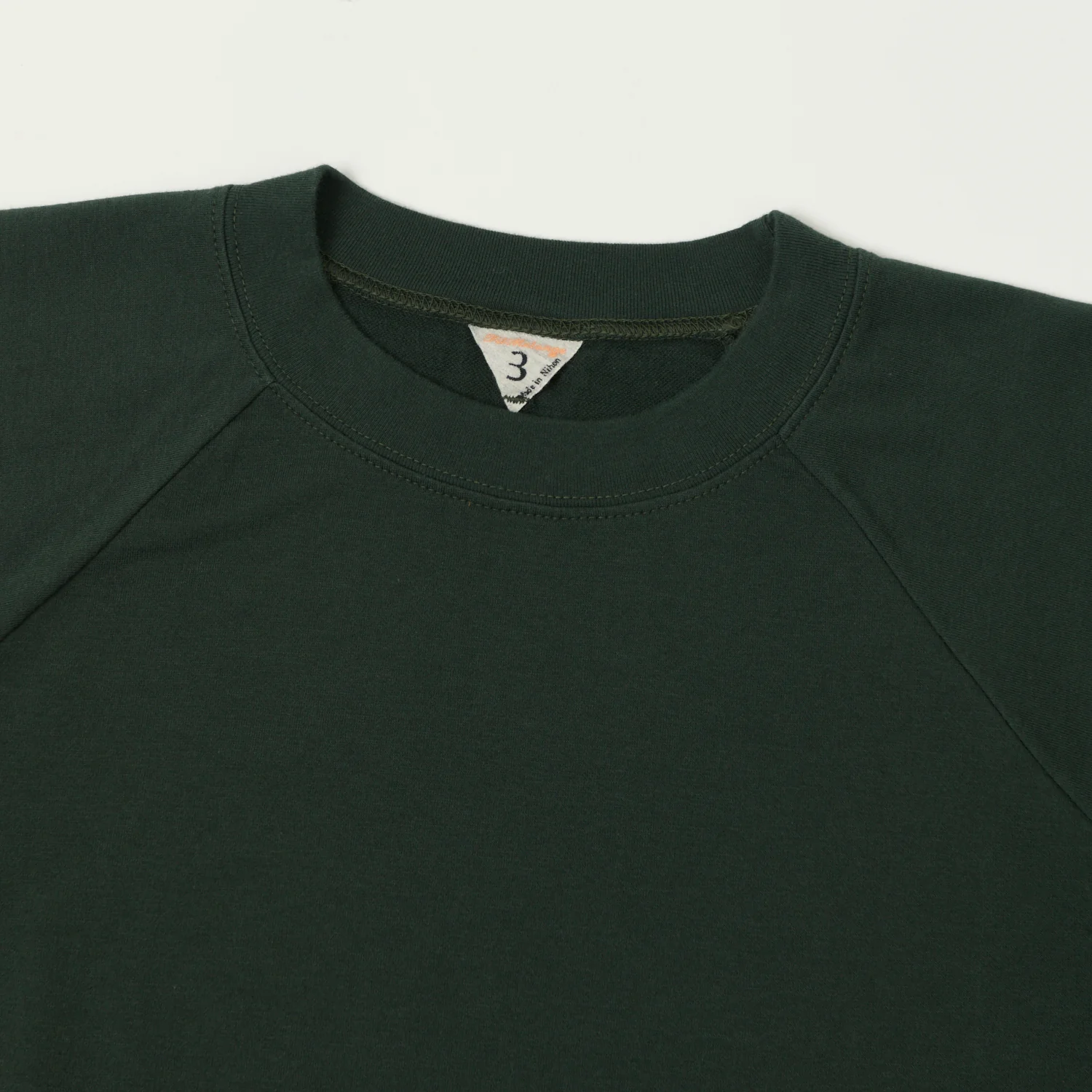 FilMelange 'Elmer' Short Sleeve Sweatshirt - Dark Green - Image 2