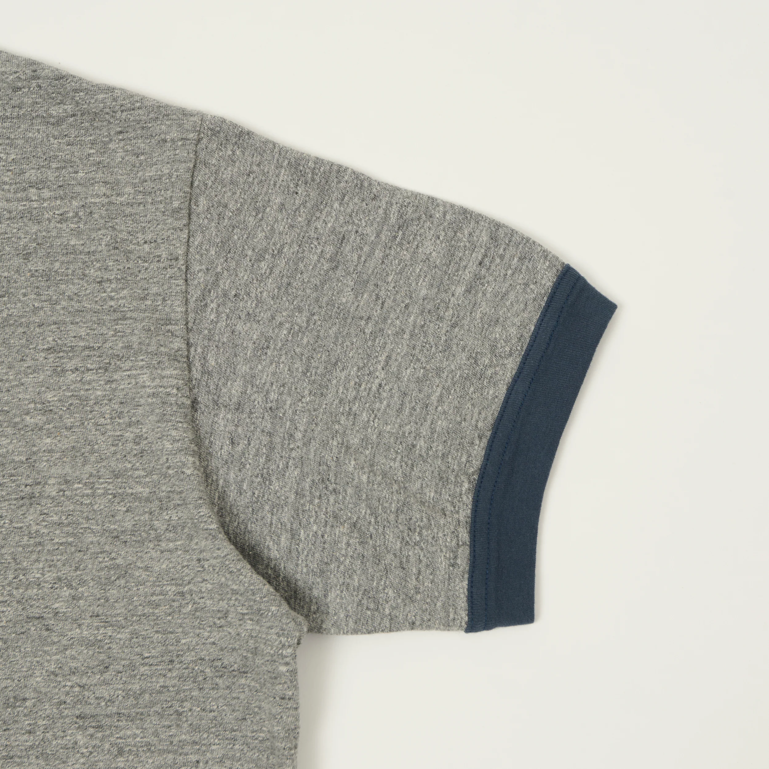 FilMelange 'Volker II' Ringer T-Shirt - Campione/Grey Melange - Image 3
