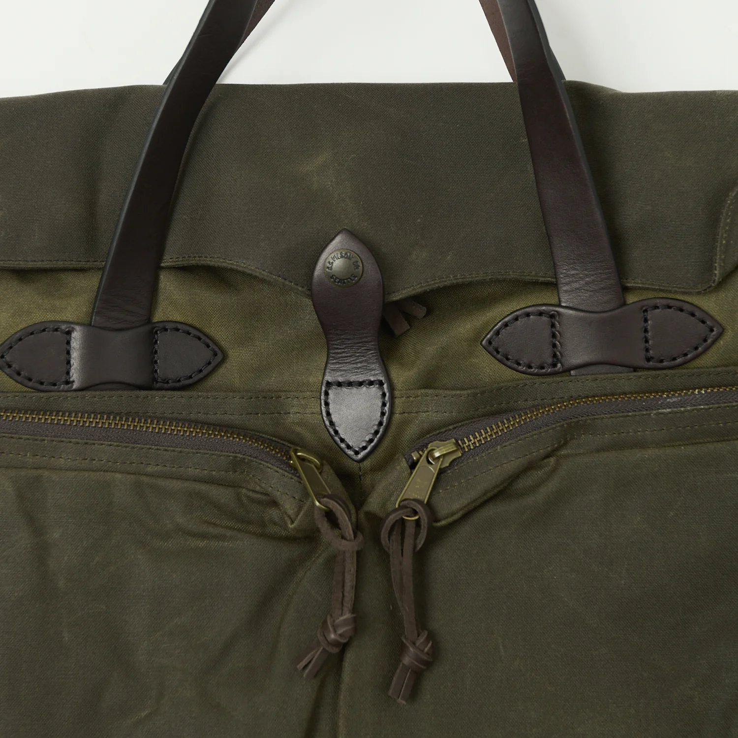 Filson 24-Hour Tin Cloth Briefcase - Otter Green - Image 3