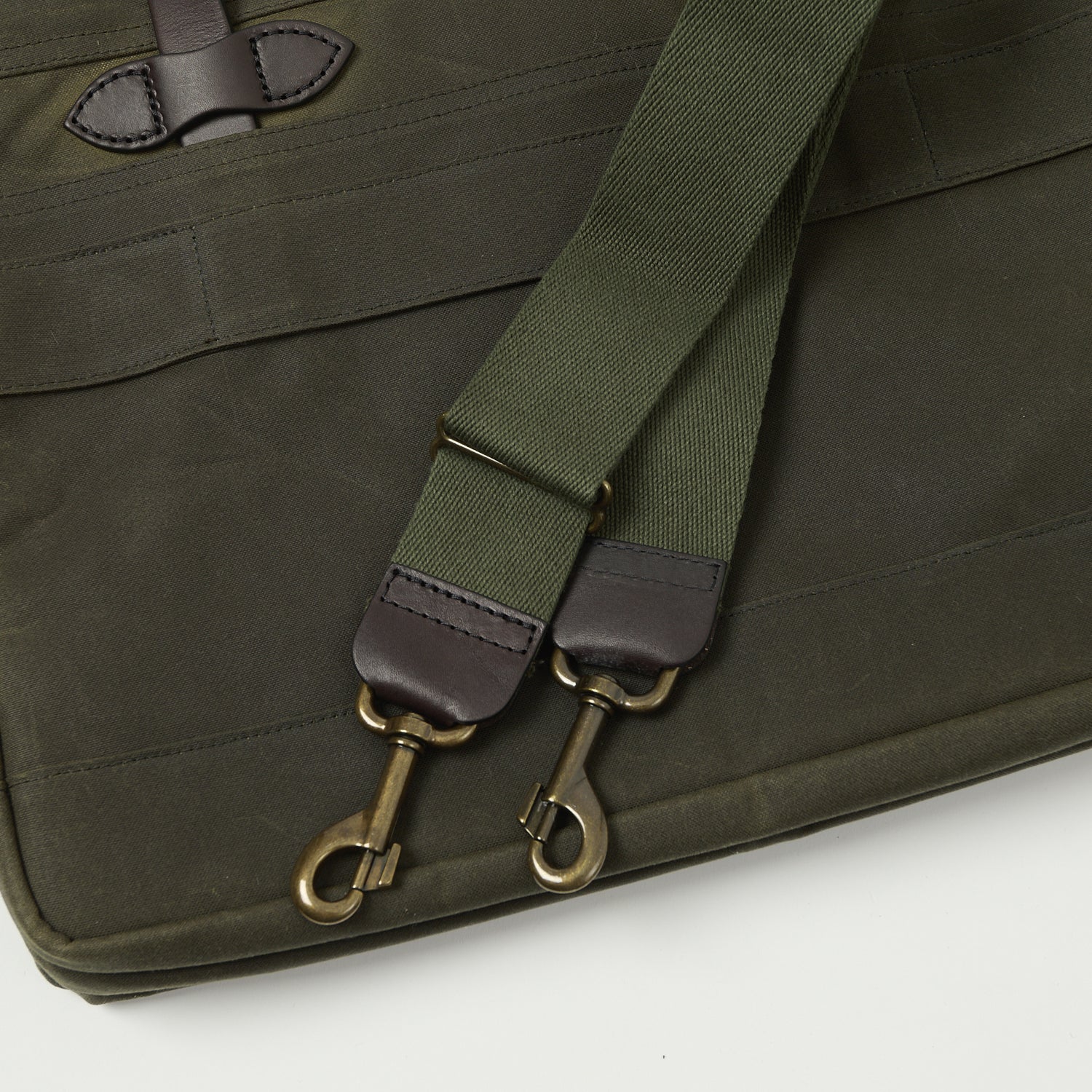 Filson 24-Hour Tin Cloth Briefcase - Otter Green - Image 5