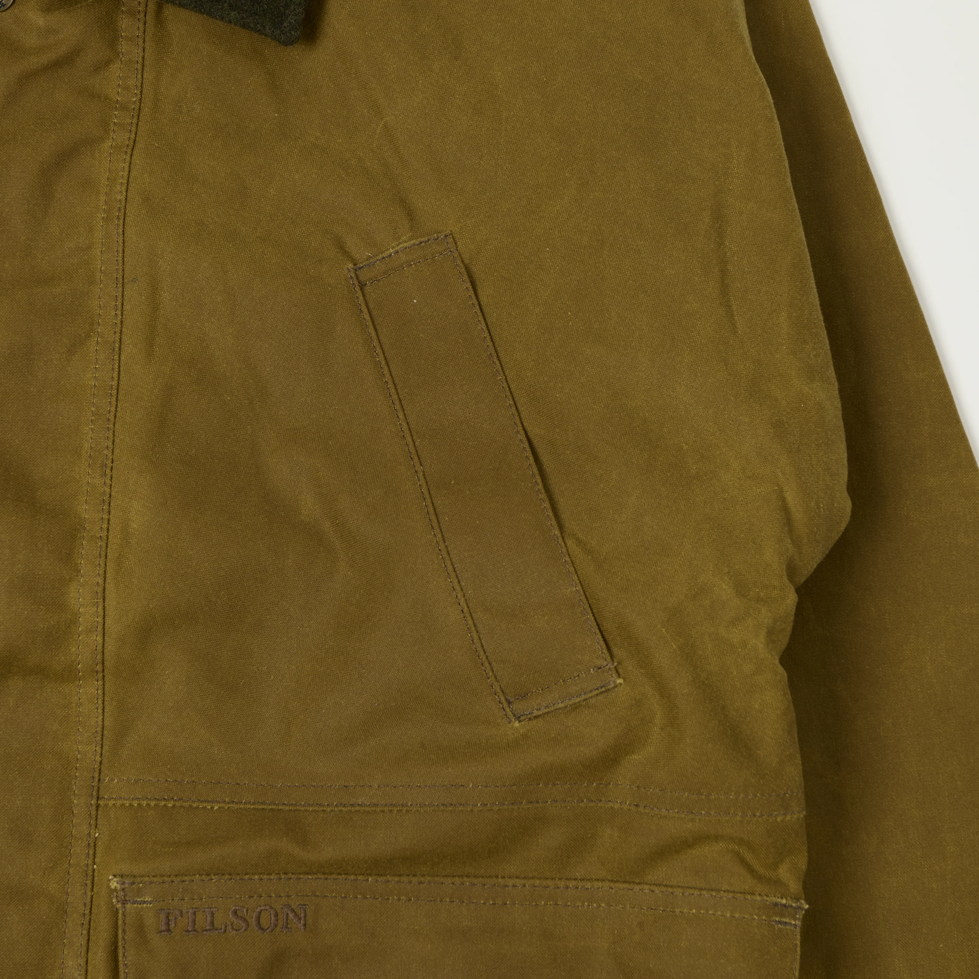 Filson Tin Cloth Field Jacket - Dark Tan - Image 6