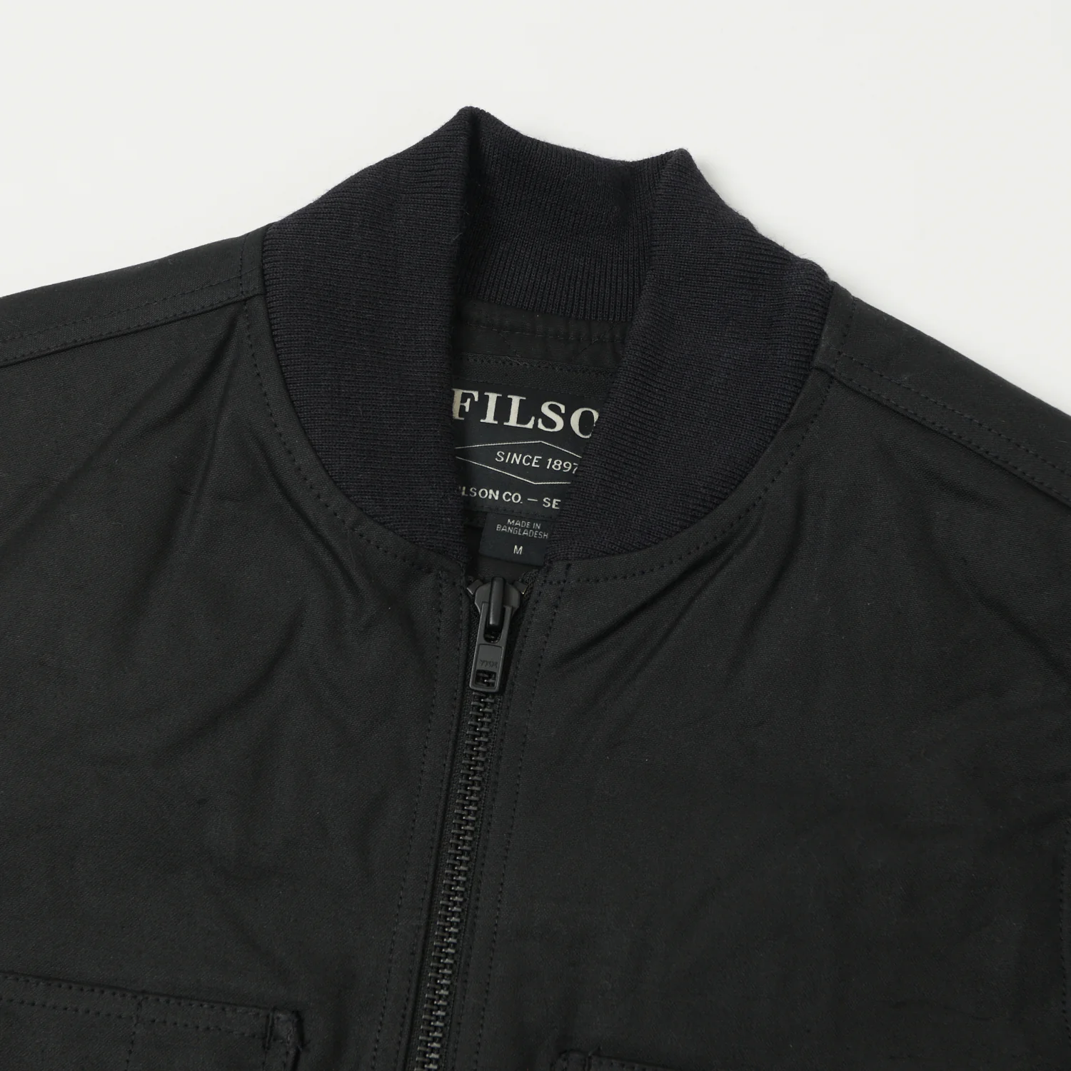 Filson Tin Cloth Insulated Work Vest - Black - Image 2