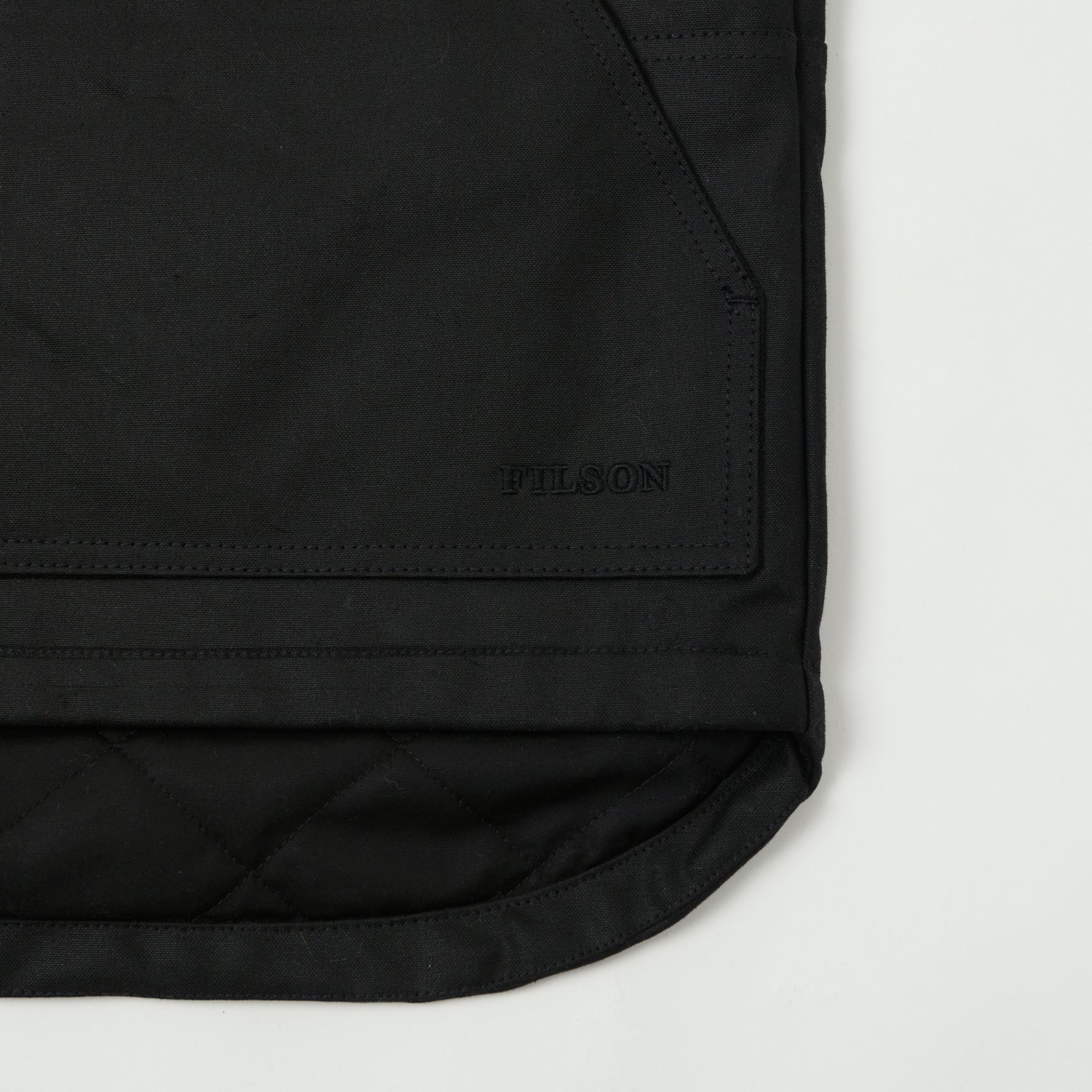 Filson Tin Cloth Insulated Work Vest - Black - Image 5