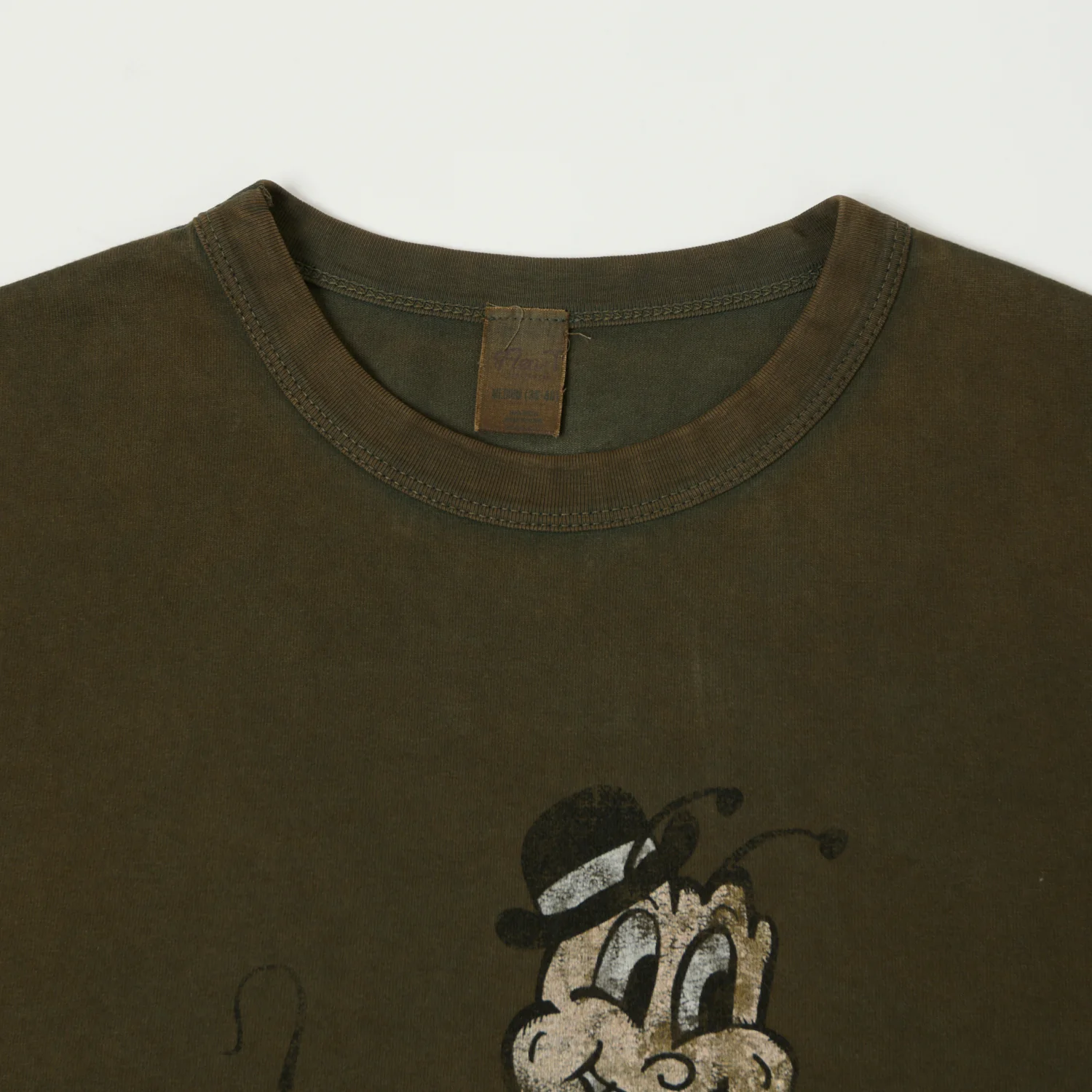 Flea-T 1950s 'Macho Mr. Flea' T-Shirt - Brown - Image 2
