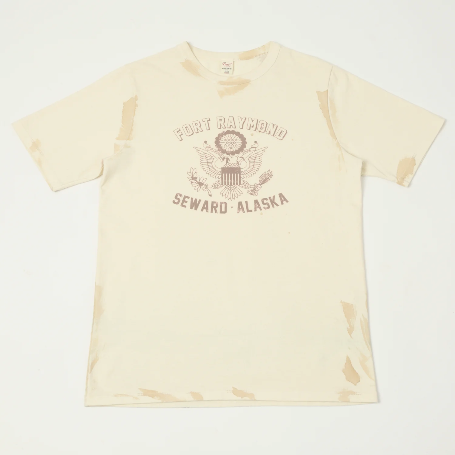 Flea-T 1950s 'Fort Raymond' T-Shirt - White