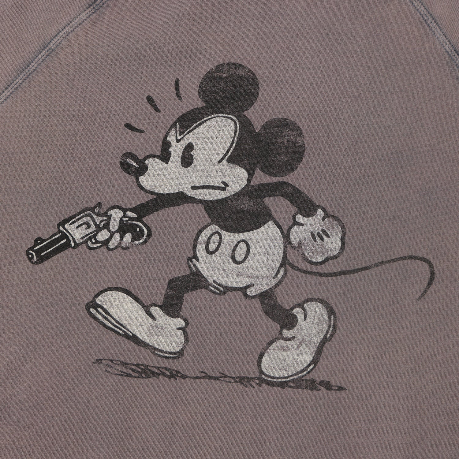 Flea-T 1950s Raglan 'Rebel Mickey' Sweatshirt - Navy - Image 3