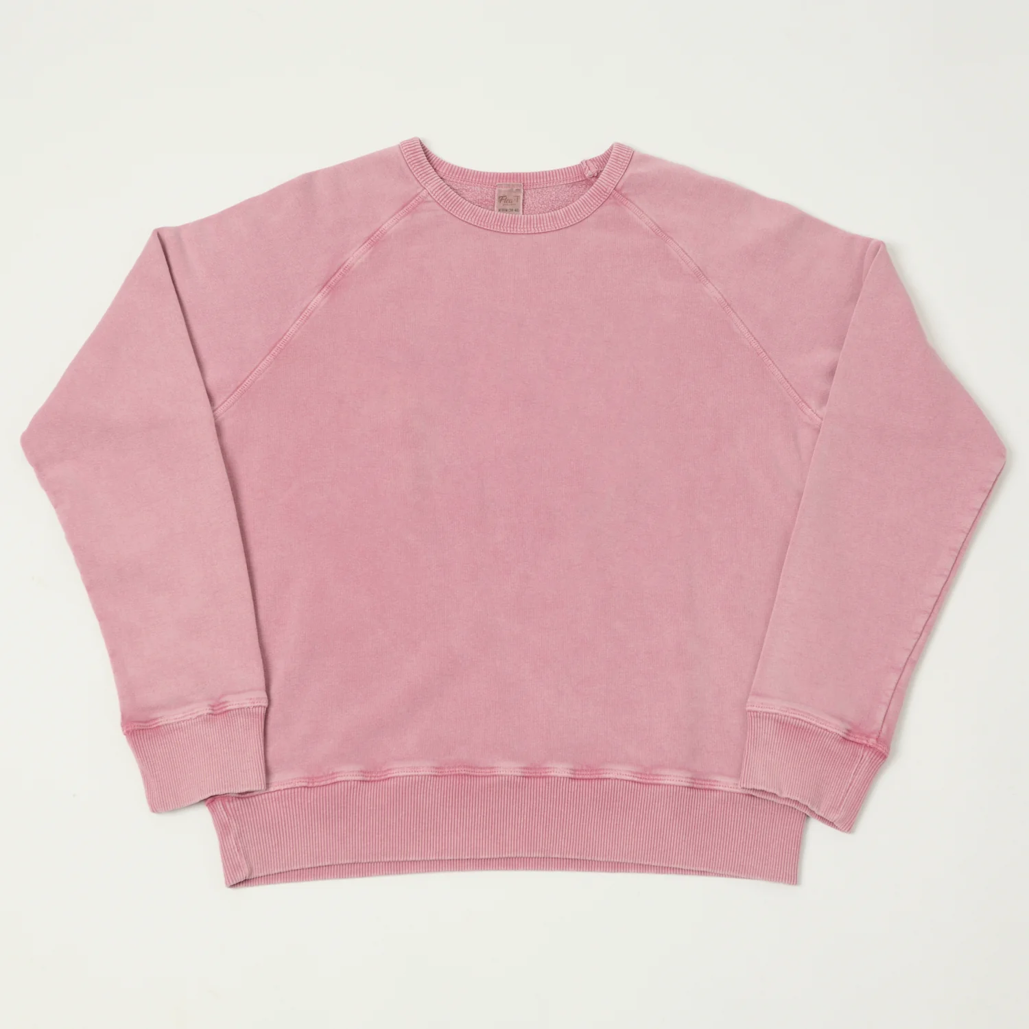 Flea-T 1950s Raglan Sleeve Sweatshirt - Pink