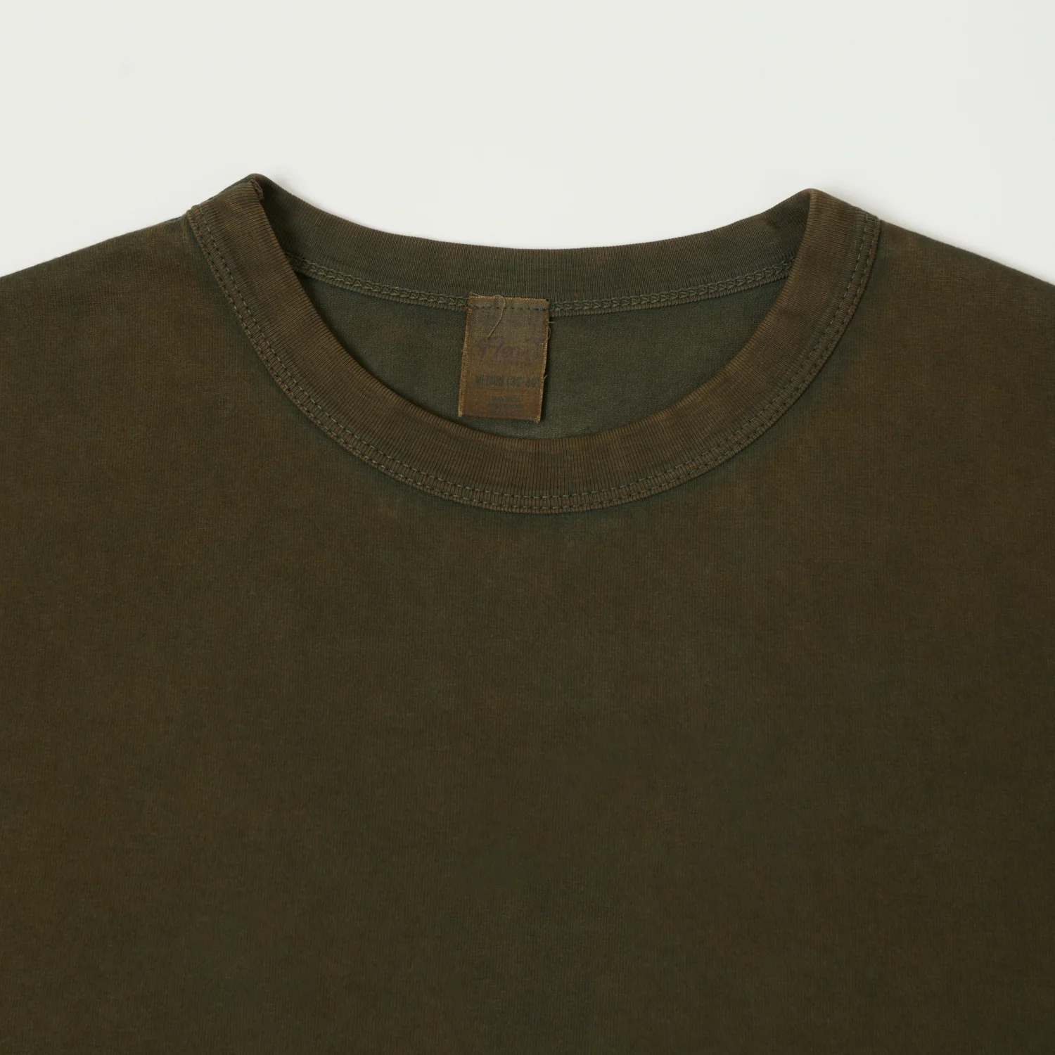 Flea-T 1950s Garment Dyed T-Shirt - Brown - Image 2