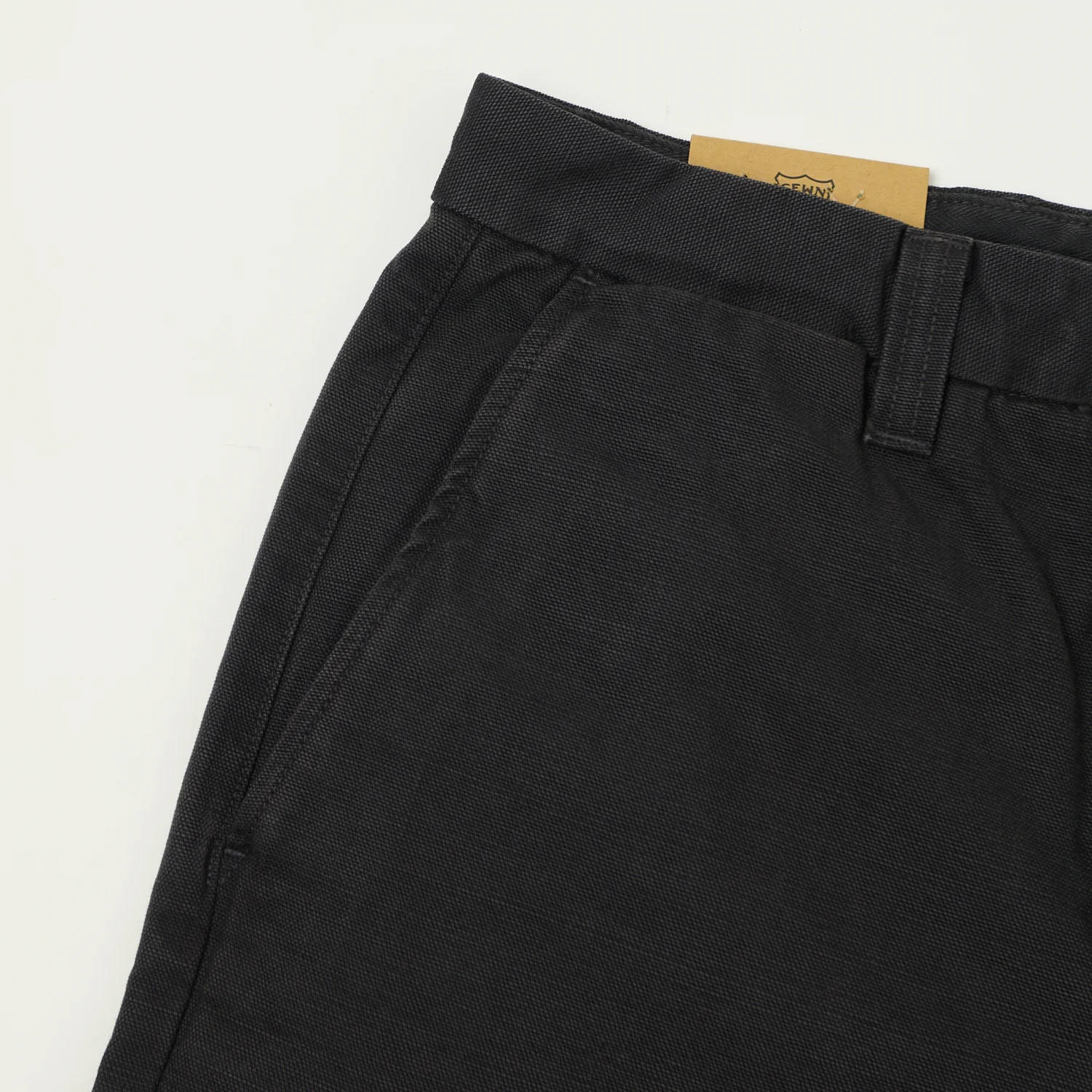 Freenote Cloth Heavyweight 14oz Slub Deck Pant - Black - Image 3